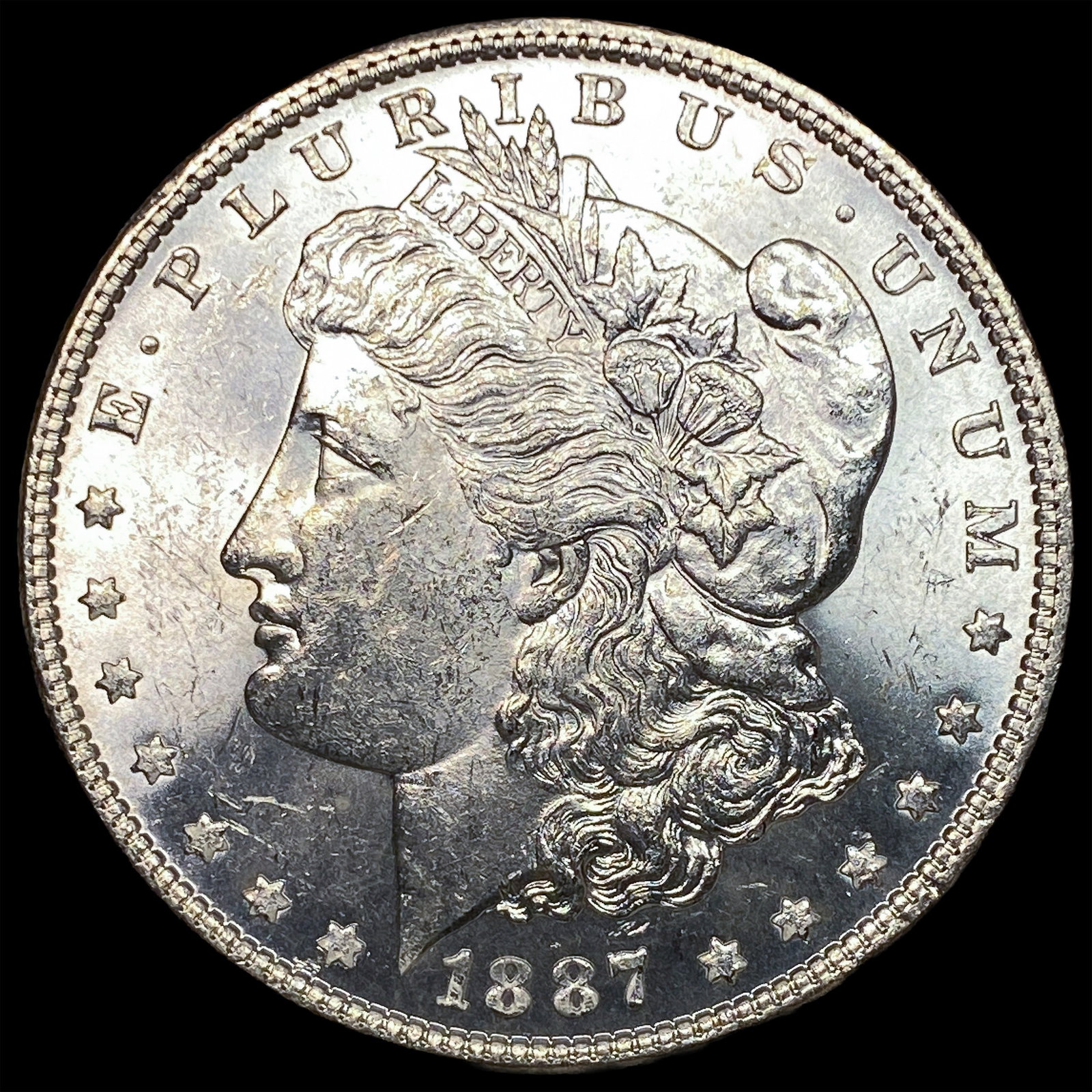 1887 Silver Morgan Dollar UNCIRCULATED: 1887 Silver Morgan Dollar UNCIRCULATED