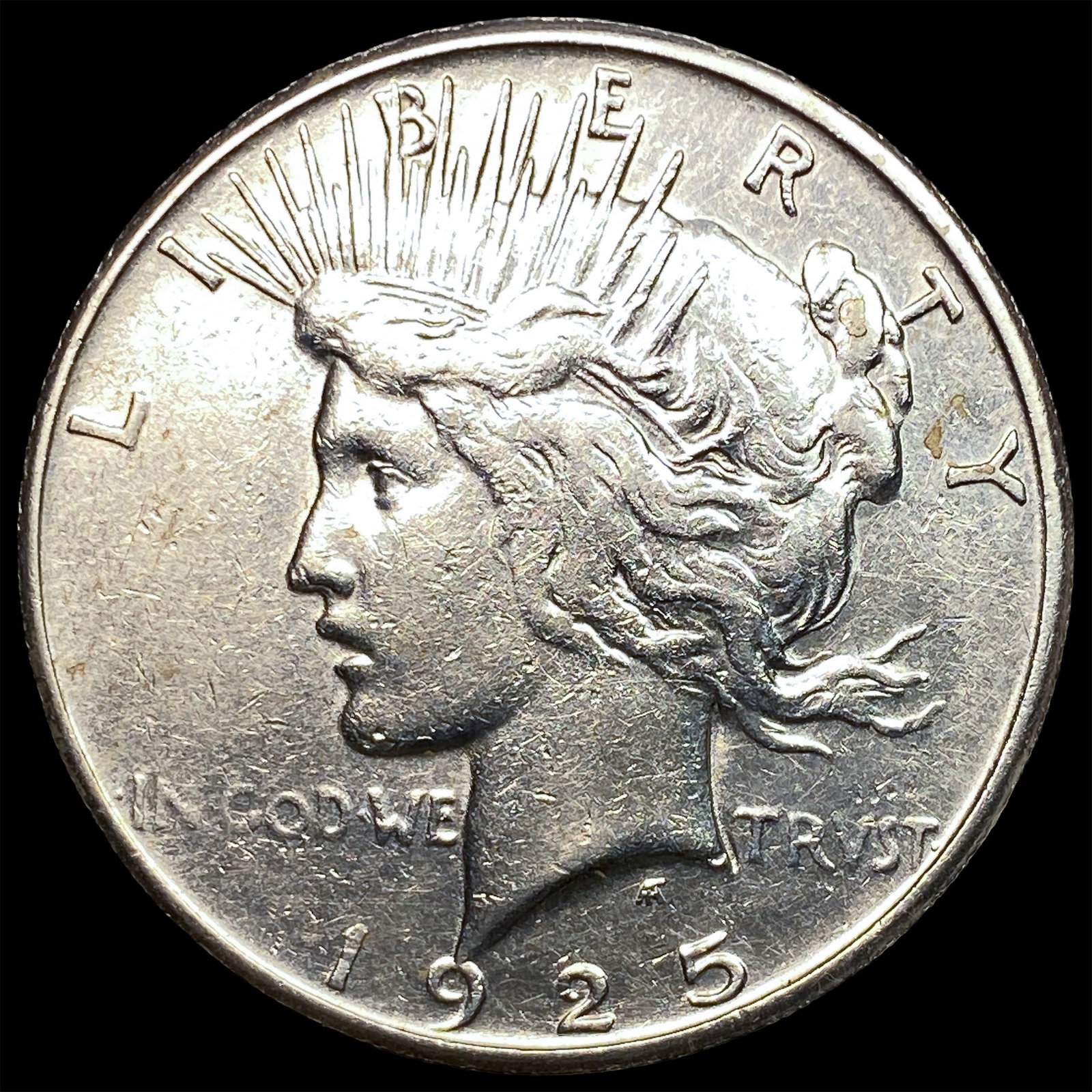 1925-S Silver Peace Dollar LIGHTLY CIRCULATED: 1925-S Silver Peace Dollar LIGHTLY CIRCULATED
