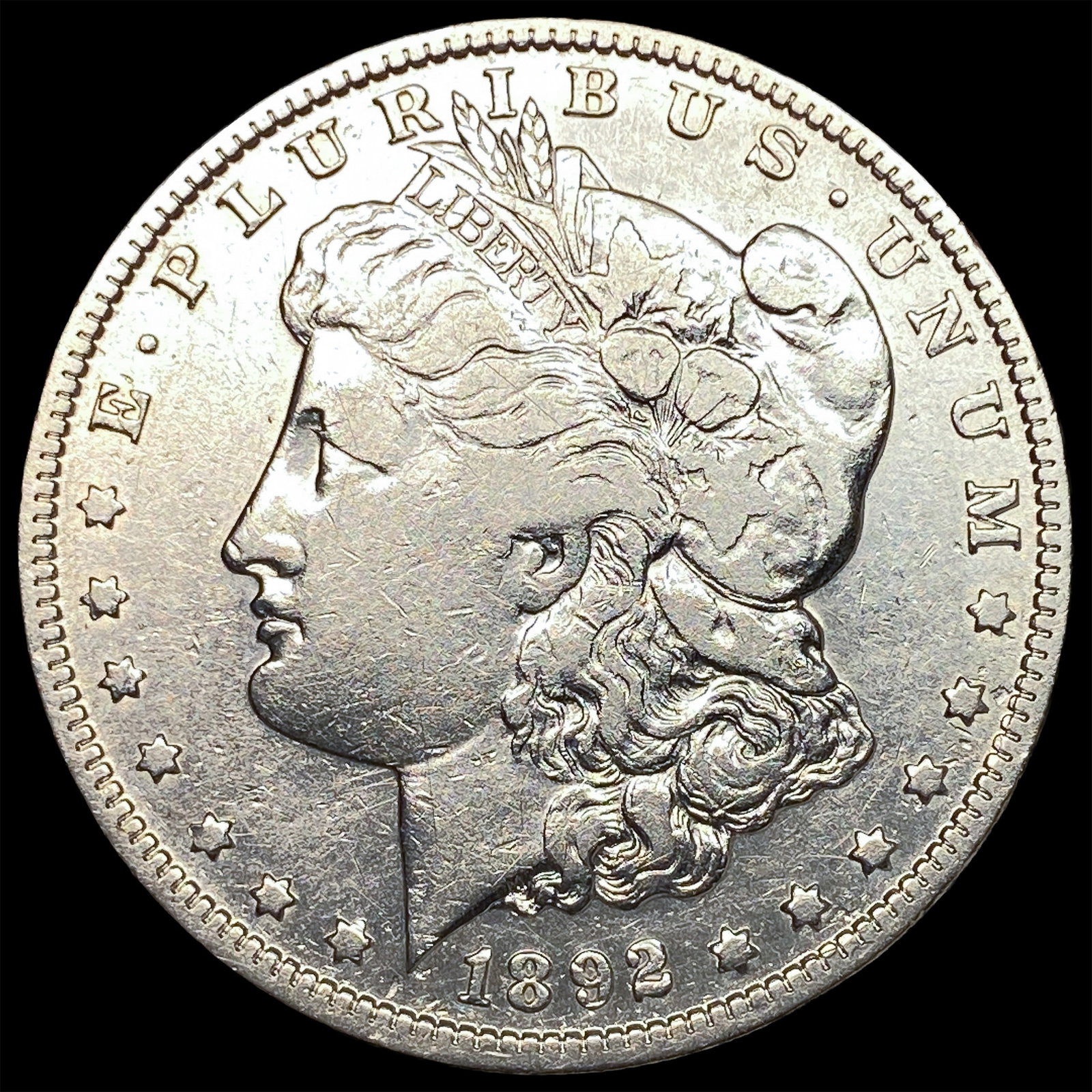 1892-S Silver Morgan Dollar LIGHTLY CIRCULATED: 1892-S Silver Morgan Dollar LIGHTLY CIRCULATED