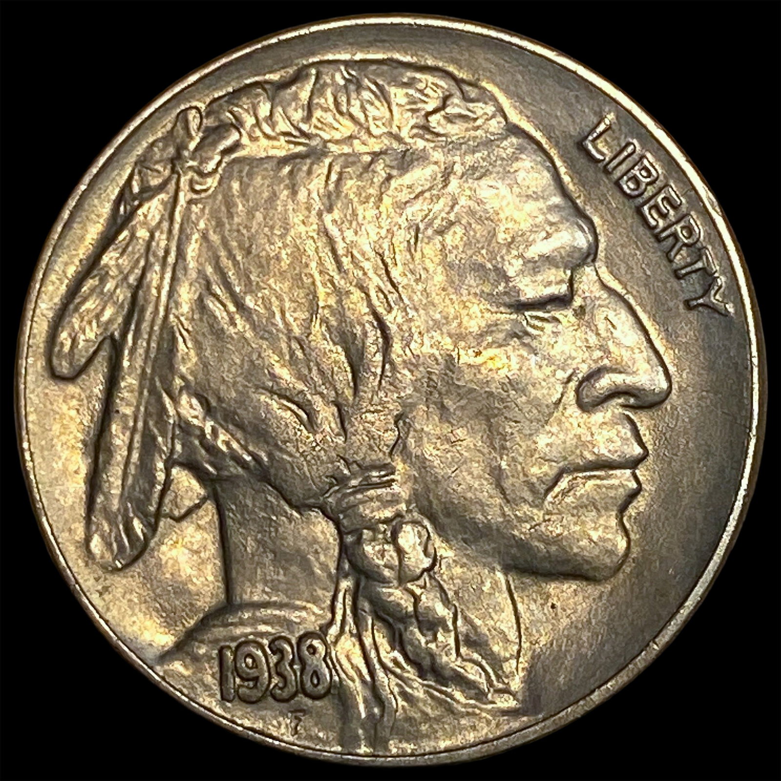 1938-D Buffalo Nickel UNCIRCULATED: 1938-D Buffalo Nickel UNCIRCULATED