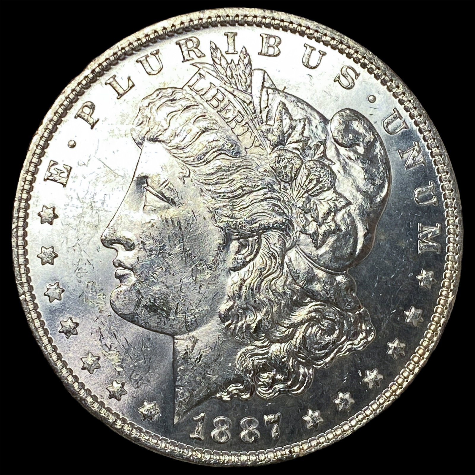 1887 Silver Morgan Dollar UNCIRCULATED: 1887 Silver Morgan Dollar UNCIRCULATED