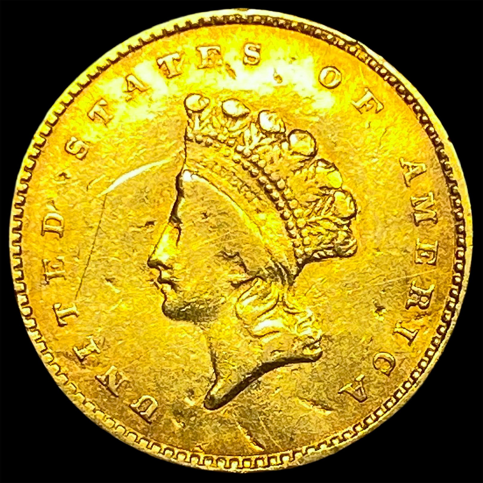 1855 Gold $1 Indian Princess Type 2 HIGH GRADE: 1855 Gold $1 Indian Princess Type 2 HIGH GRADE