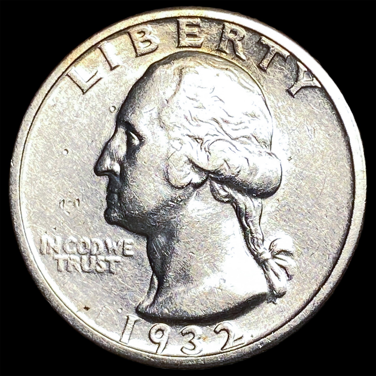 1932-D Silver Washington Quarter NEARLY UNCIRCULATED: 1932-D Silver Washington Quarter NEARLY UNCIRCULATED