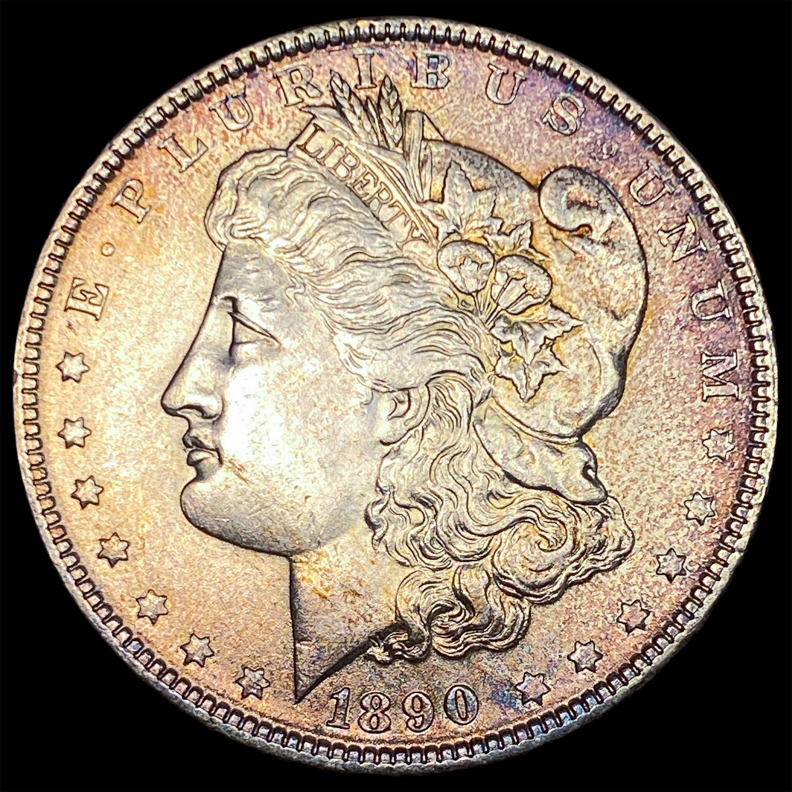 1890-S Silver Morgan Dollar CHOICE AU: 1890-S Silver Morgan Dollar CHOICE AU