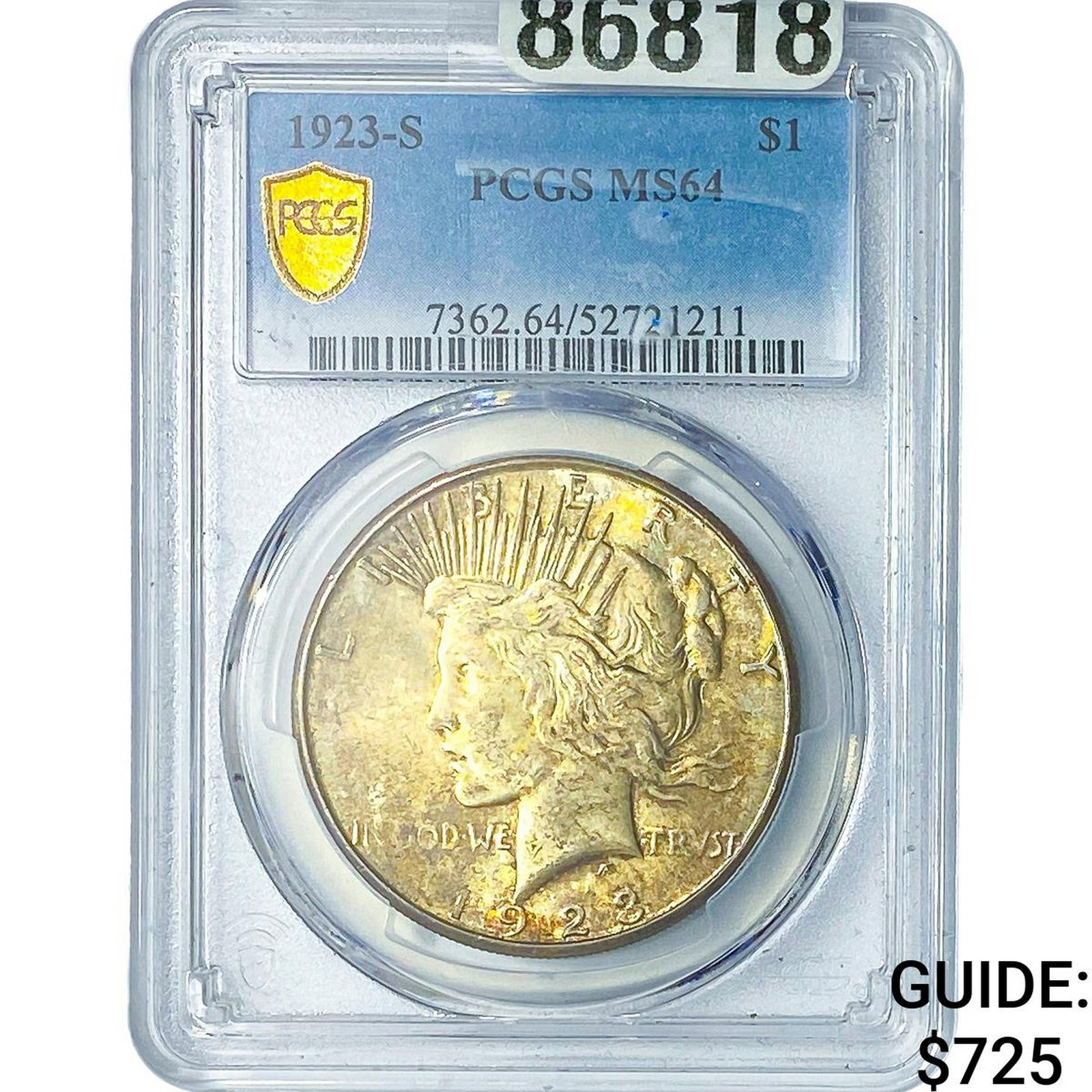 1923-S Silver Peace Dollar PCGS MS64 (1 of 2)