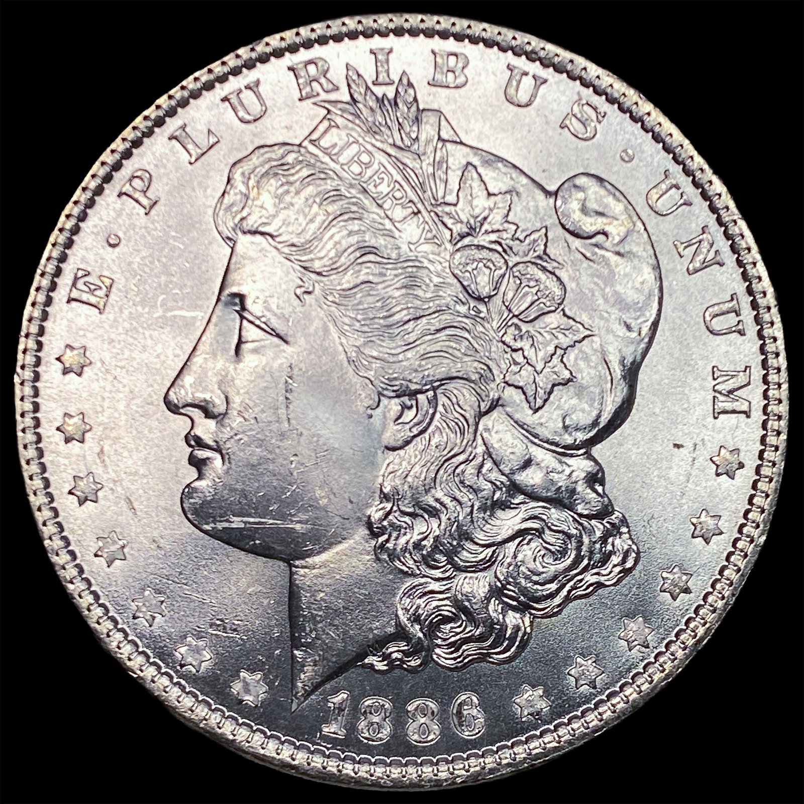 1886 Silver Morgan Dollar UNCIRCULATED: 1886 Silver Morgan Dollar UNCIRCULATED