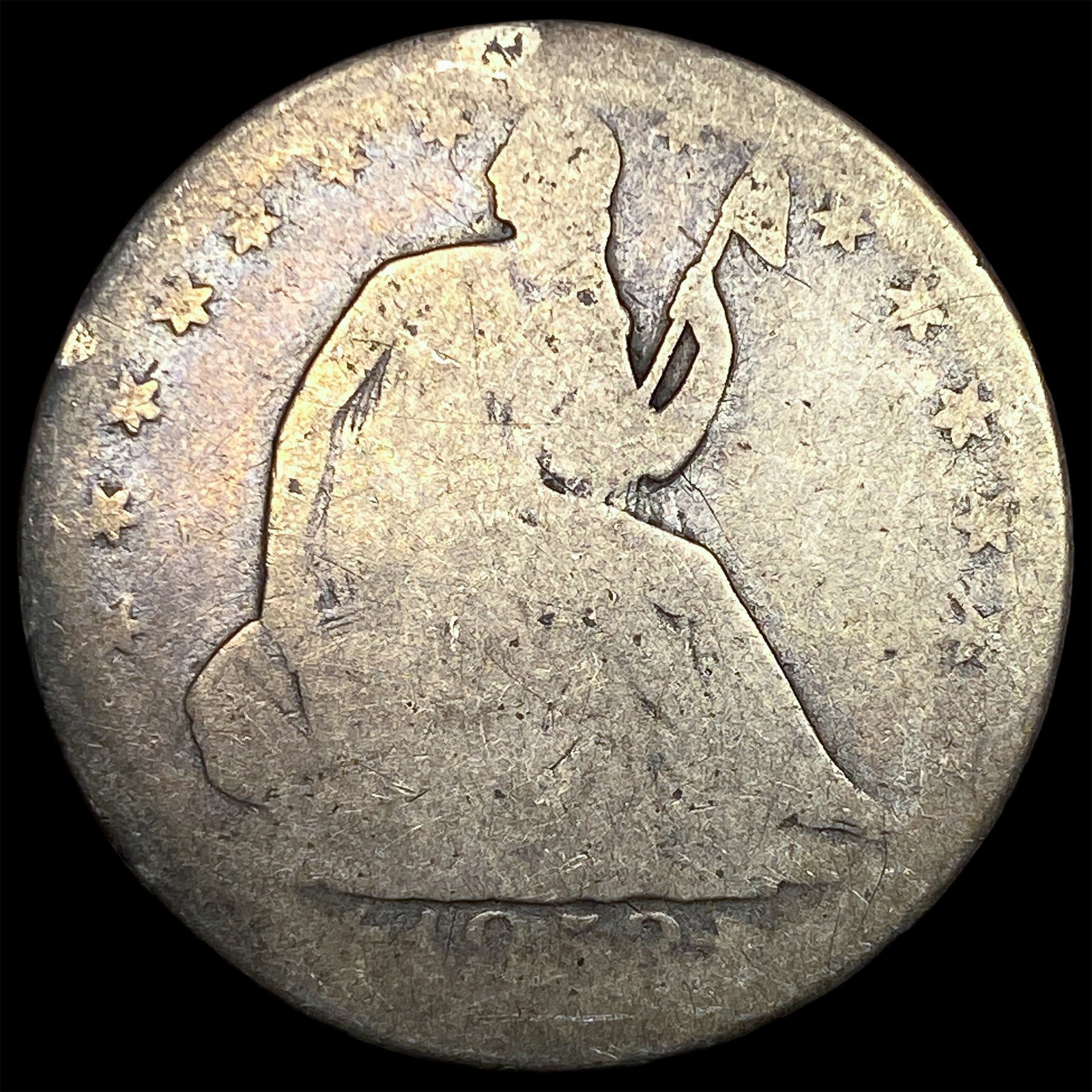 1840 Seated Liberty Half Dollar NICELY CIRCULATED: 1840 Seated Liberty Half Dollar NICELY CIRCULATED