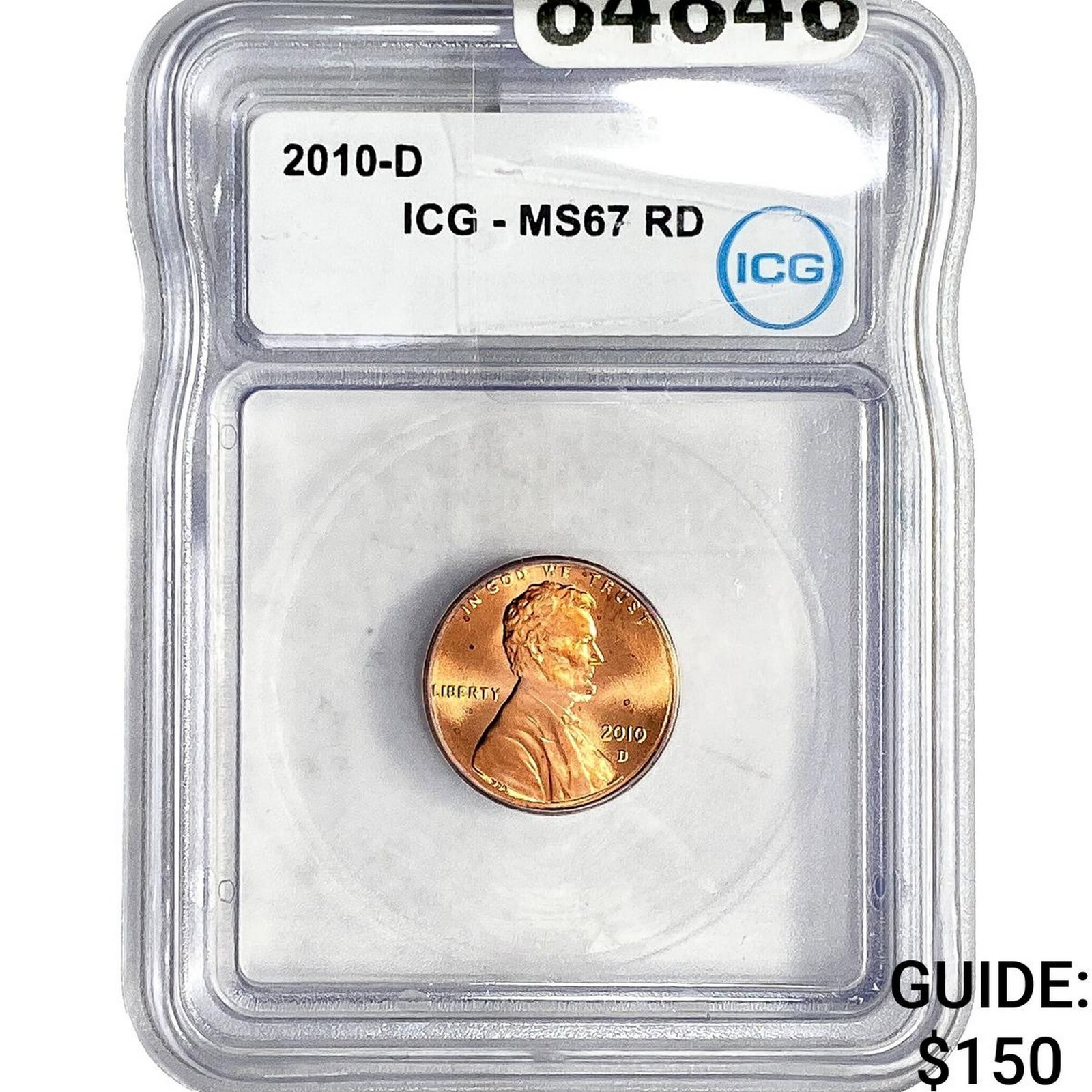 2010-D Lincoln Shield Penny ICG MS67 RD (1 of 2)