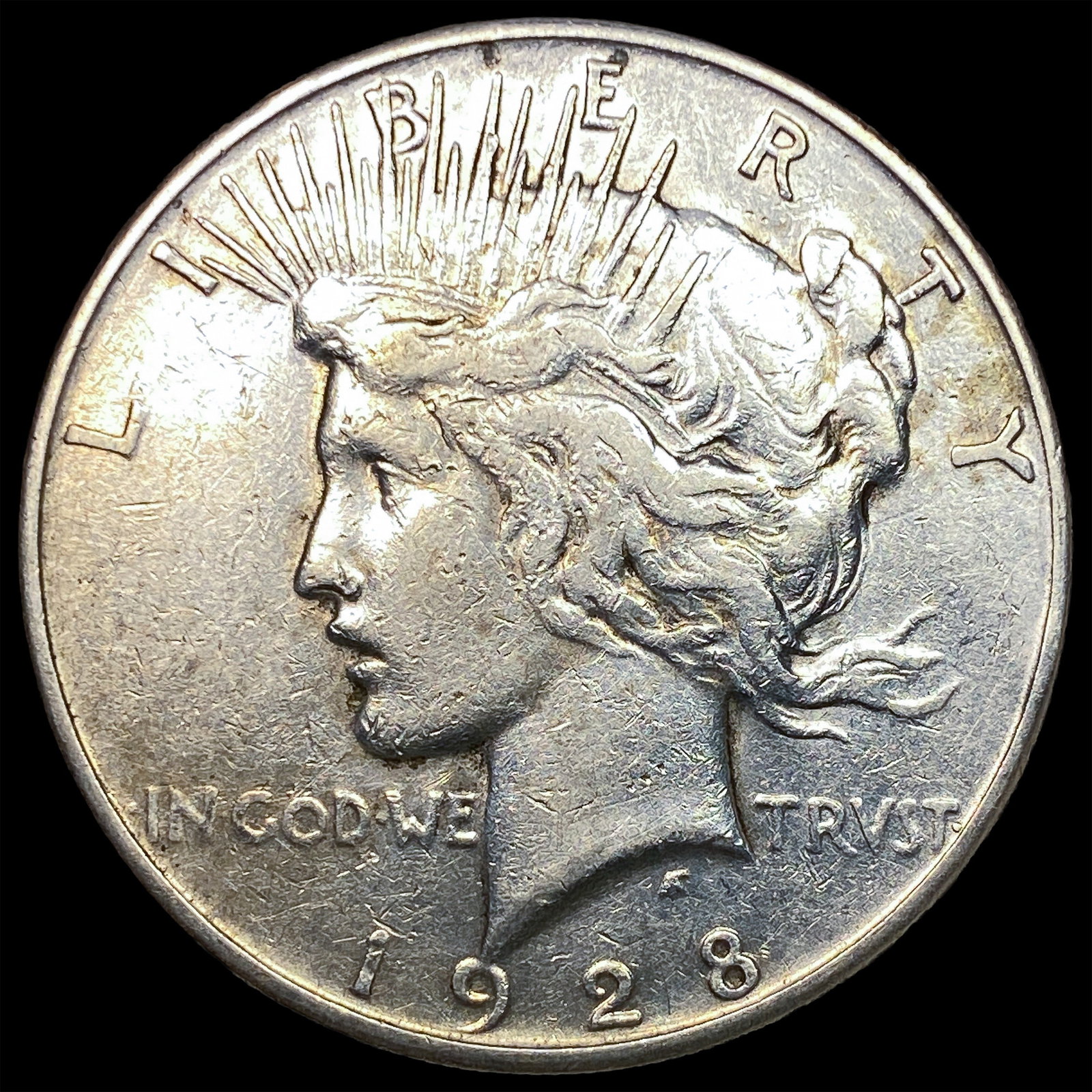 1928 Silver Peace Dollar NEARLY UNCIRCULATED: 1928 Silver Peace Dollar NEARLY UNCIRCULATED