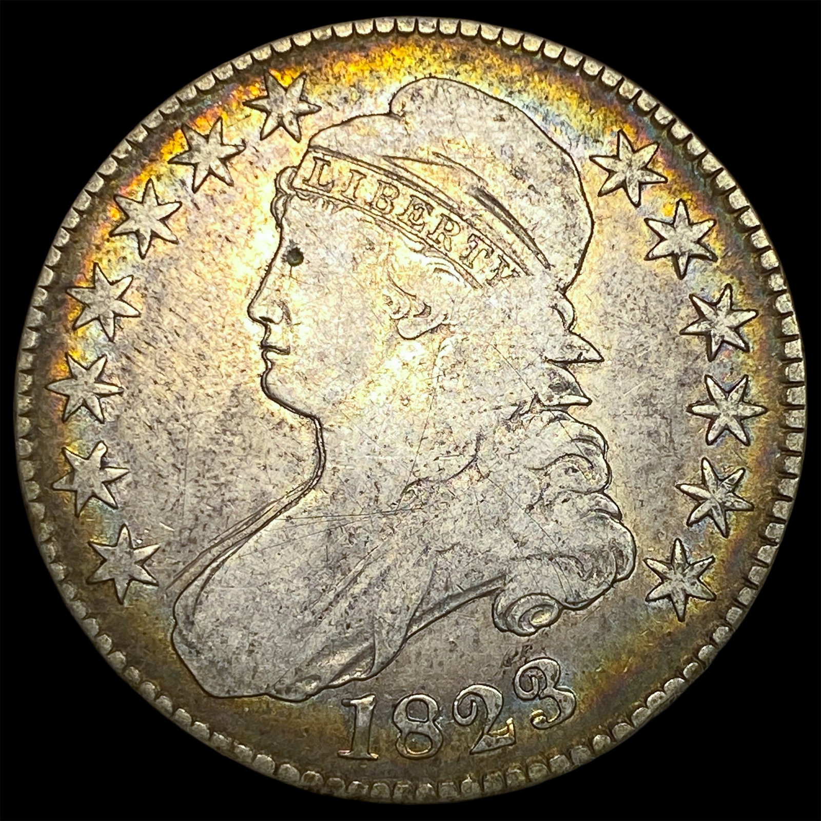 1823 Capped Bust Half Dollar LIGHTLY CIRCULATED (1 of 2)