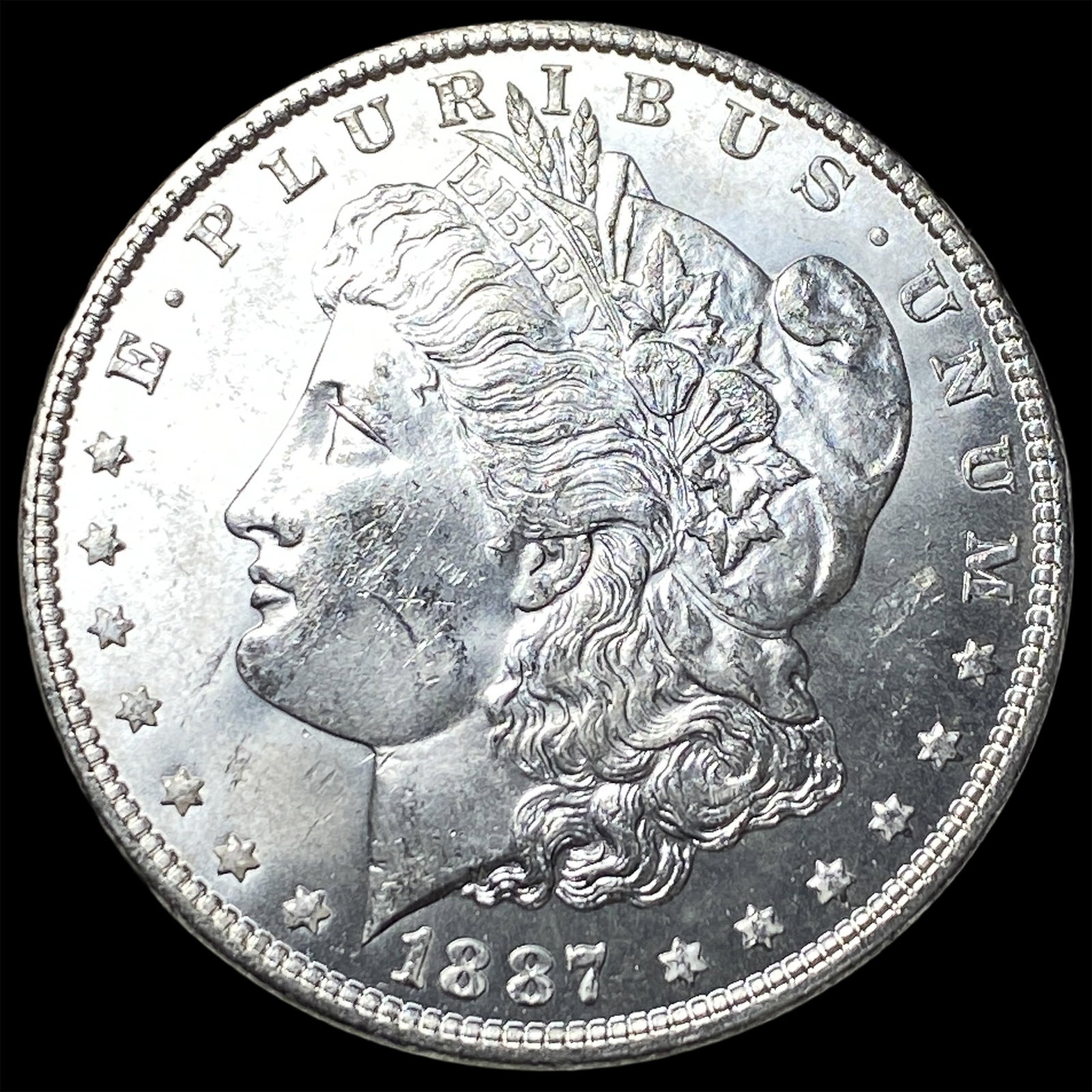 1887 Silver Morgan Dollar UNCIRCULATED: 1887 Silver Morgan Dollar UNCIRCULATED