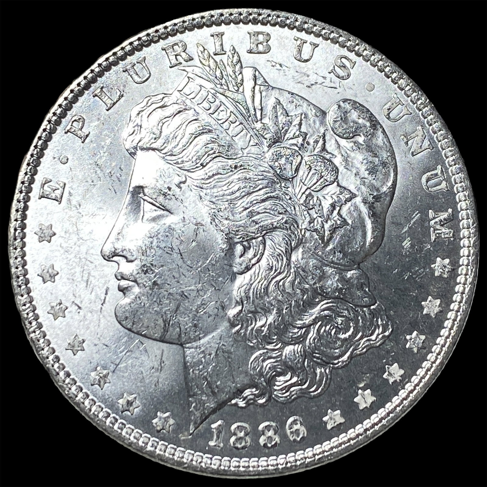 1886 Morgan Silver Dollar UNCIRCULATED: 1886 Morgan Silver Dollar UNCIRCULATED