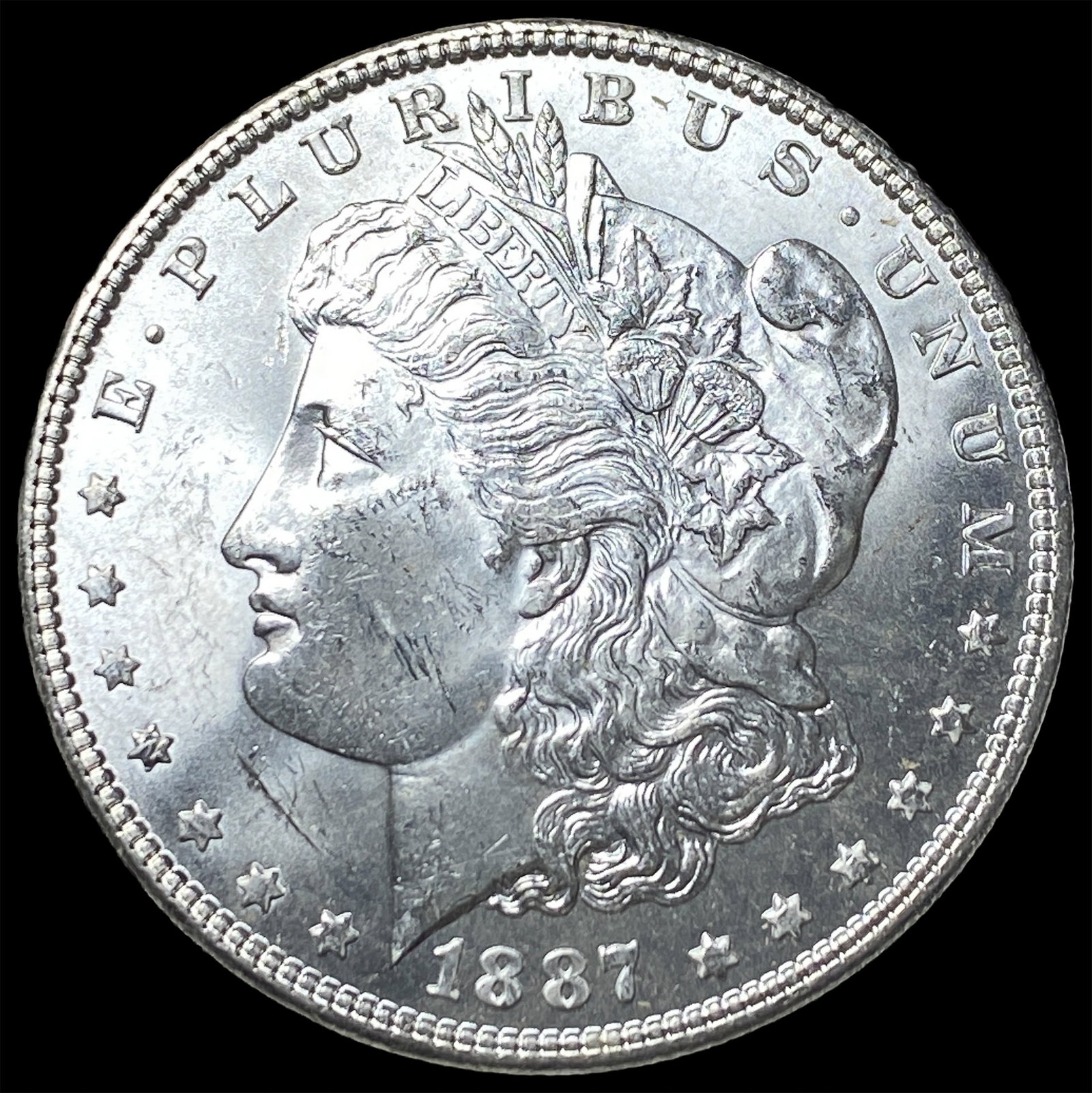 1887 Morgan Silver Dollar UNCIRCULATED: 1887 Morgan Silver Dollar UNCIRCULATED