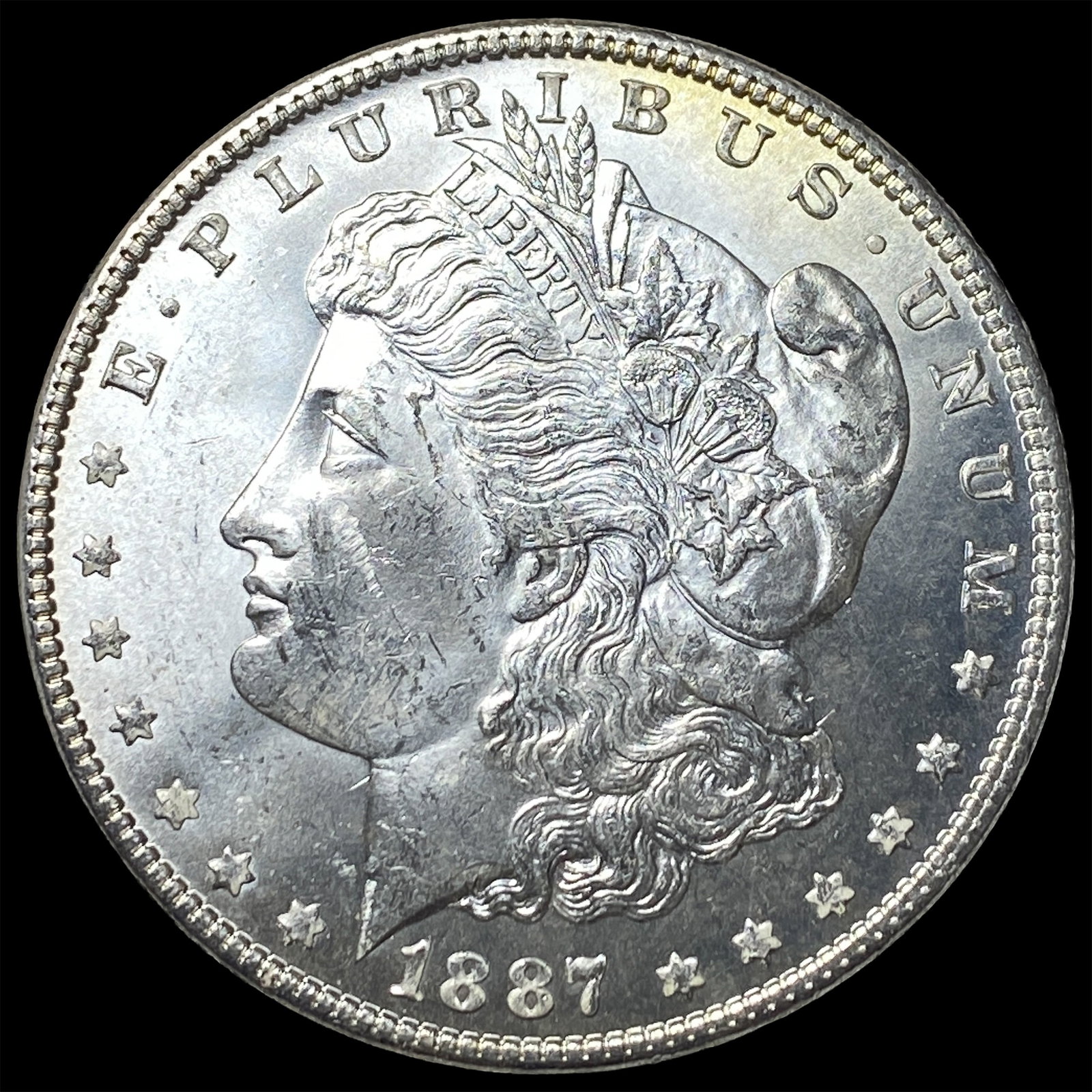 1887 Morgan Silver Dollar UNCIRCULATED: 1887 Morgan Silver Dollar UNCIRCULATED