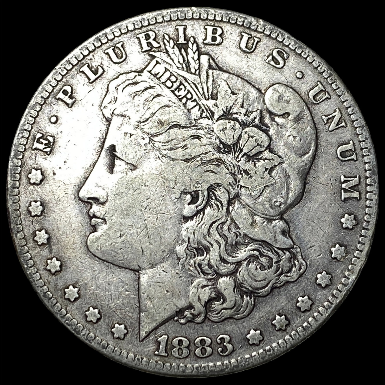 1883-S Silver Morgan Dollar LIGHTLY CIRCULATED: 1883-S Silver Morgan Dollar LIGHTLY CIRCULATED