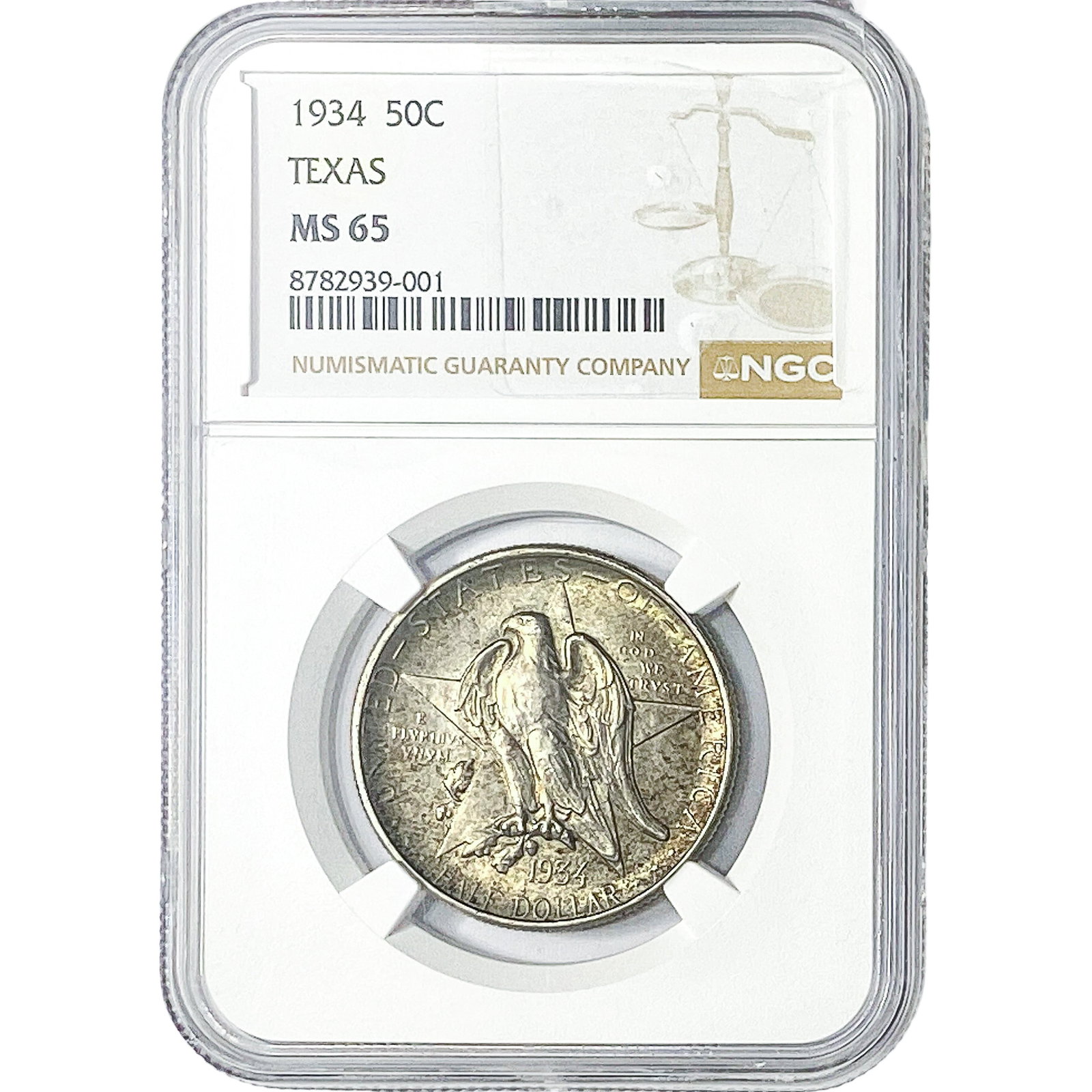 1934 Texas Half Dollar NGC MS65 (1 of 2)