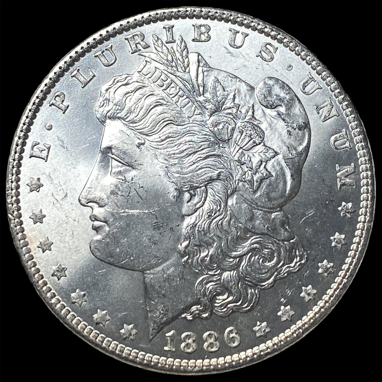 1886 Silver Morgan Dollar UNCIRCULATED: 1886 Silver Morgan Dollar UNCIRCULATED