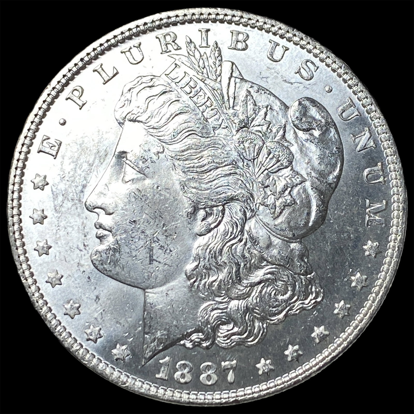 1887 Silver Morgan Dollar UNCIRCULATED: 1887 Silver Morgan Dollar UNCIRCULATED