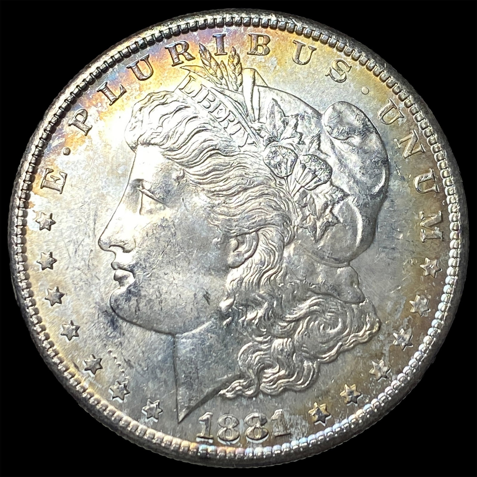 1881-S Silver Morgan Dollar CHOICE BU: 1881-S Silver Morgan Dollar CHOICE BU