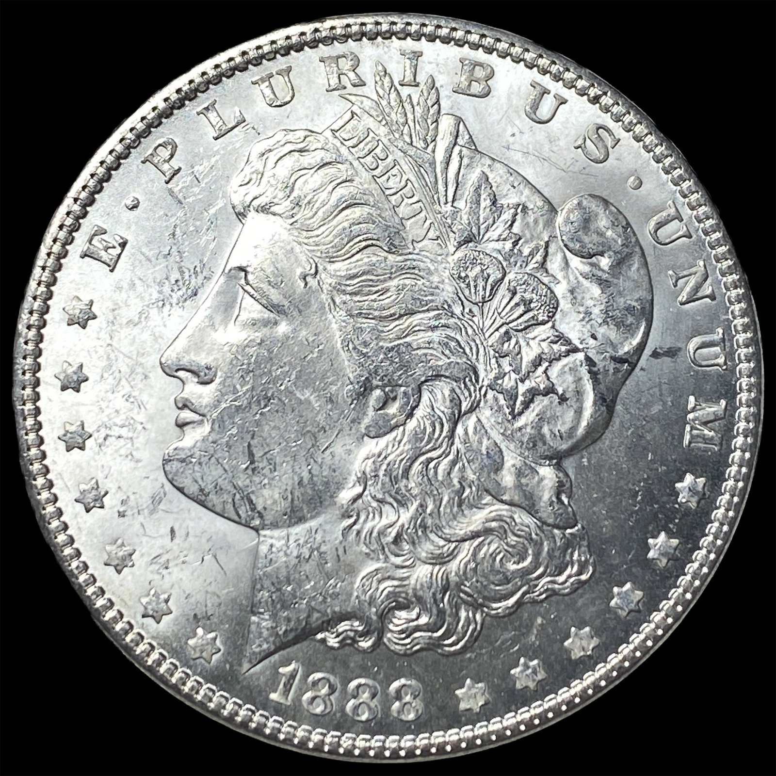 1888 Morgan Silver Dollar UNCIRCULATED: 1888 Morgan Silver Dollar UNCIRCULATED