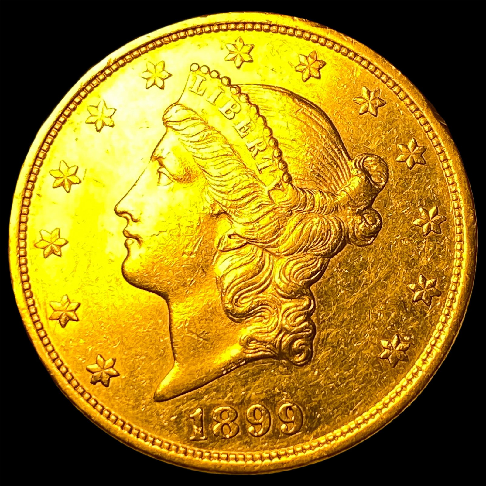 1899 Liberty Head $20 Double Eagle UNCIRCULATED (1 of 2)