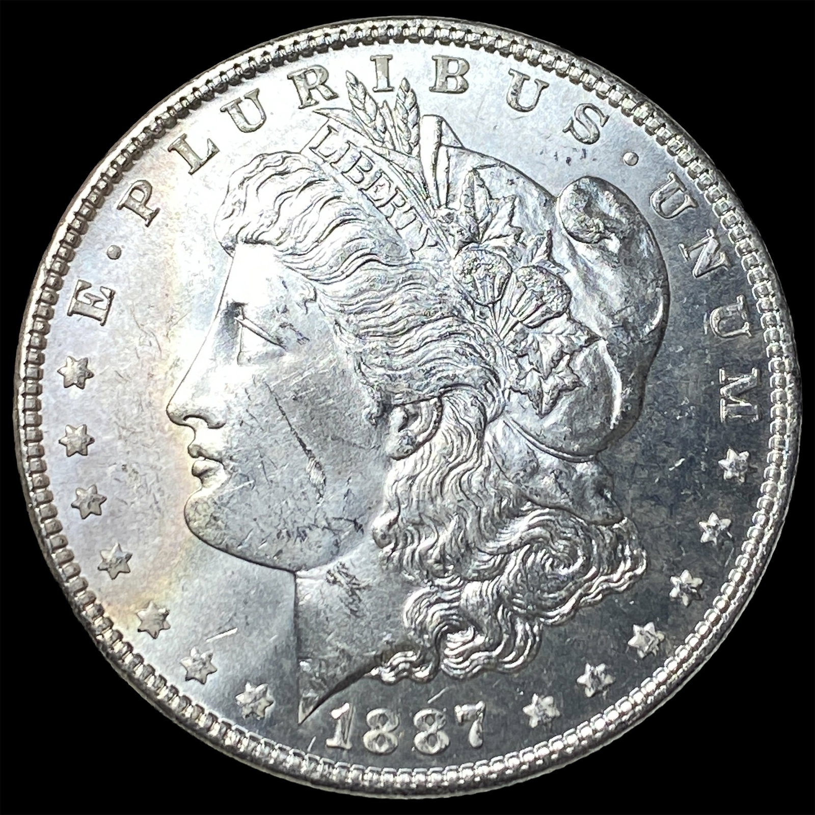 1887 Silver Morgan Dollar UNCIRCULATED: 1887 Silver Morgan Dollar UNCIRCULATED