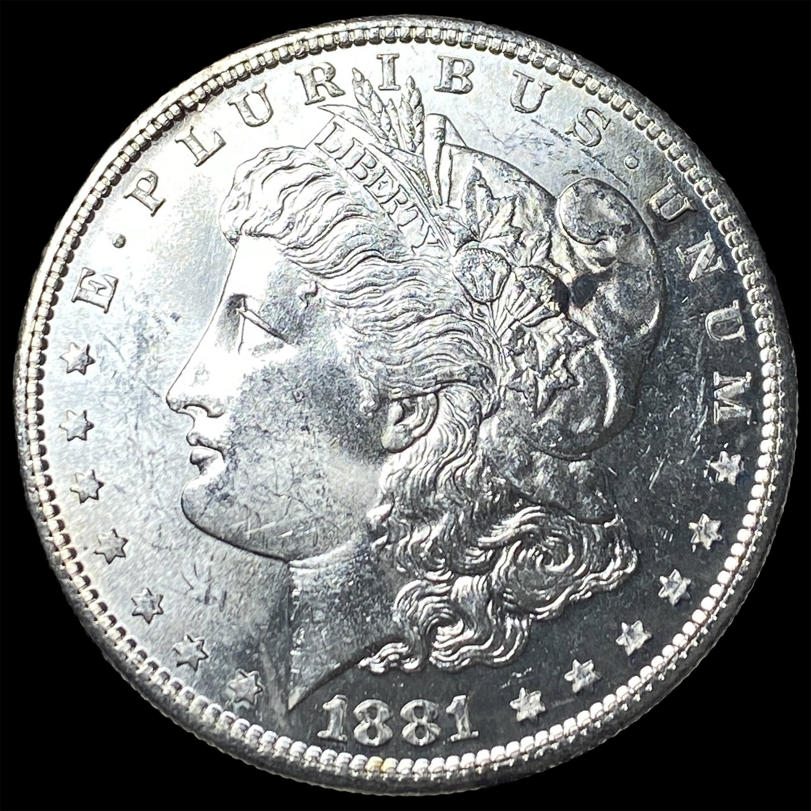 1881-S Morgan Silver Dollar UNCIRCULATED: 1881-S Morgan Silver Dollar UNCIRCULATED
