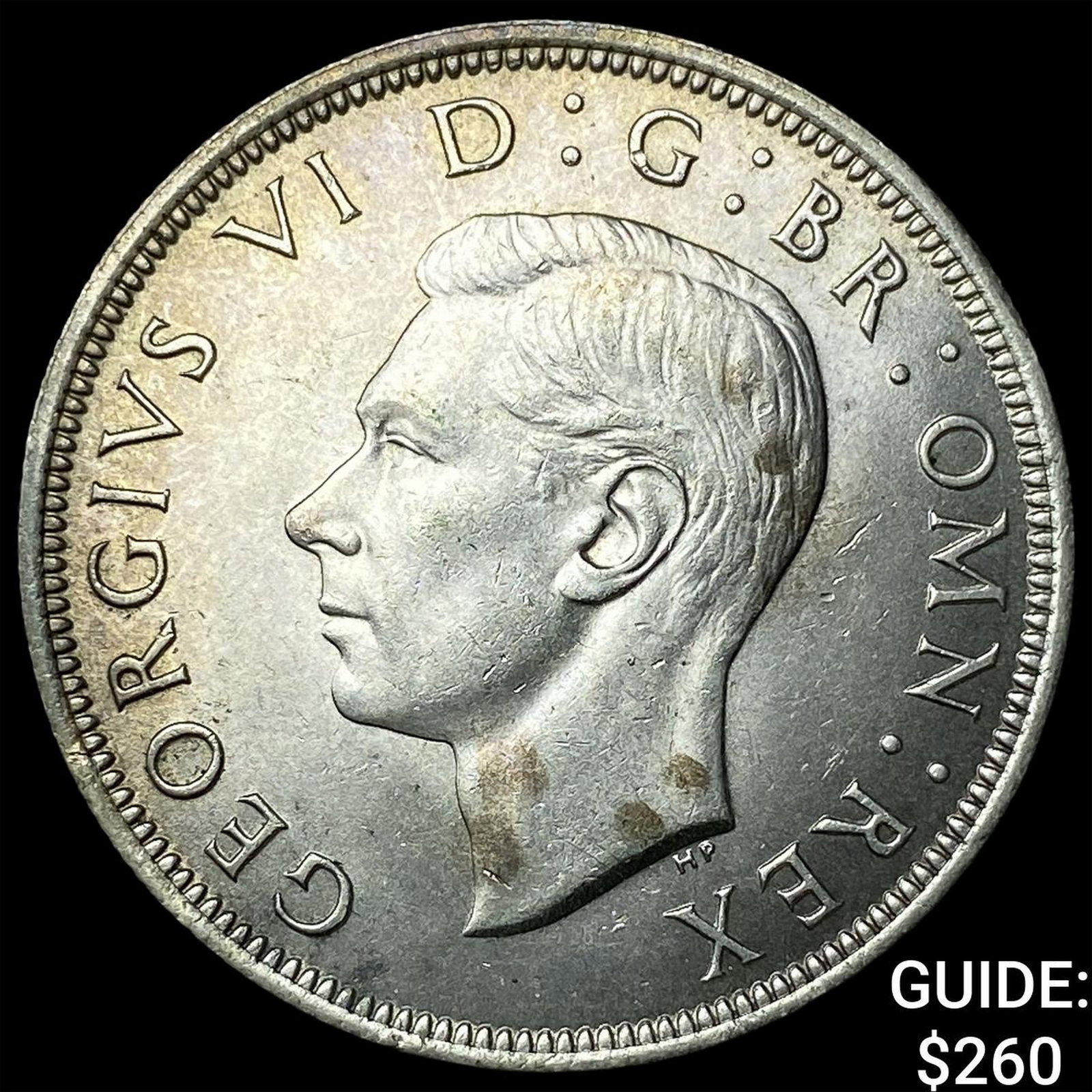 1942 Great Britain Silver 1/2 Crown (1 of 2)