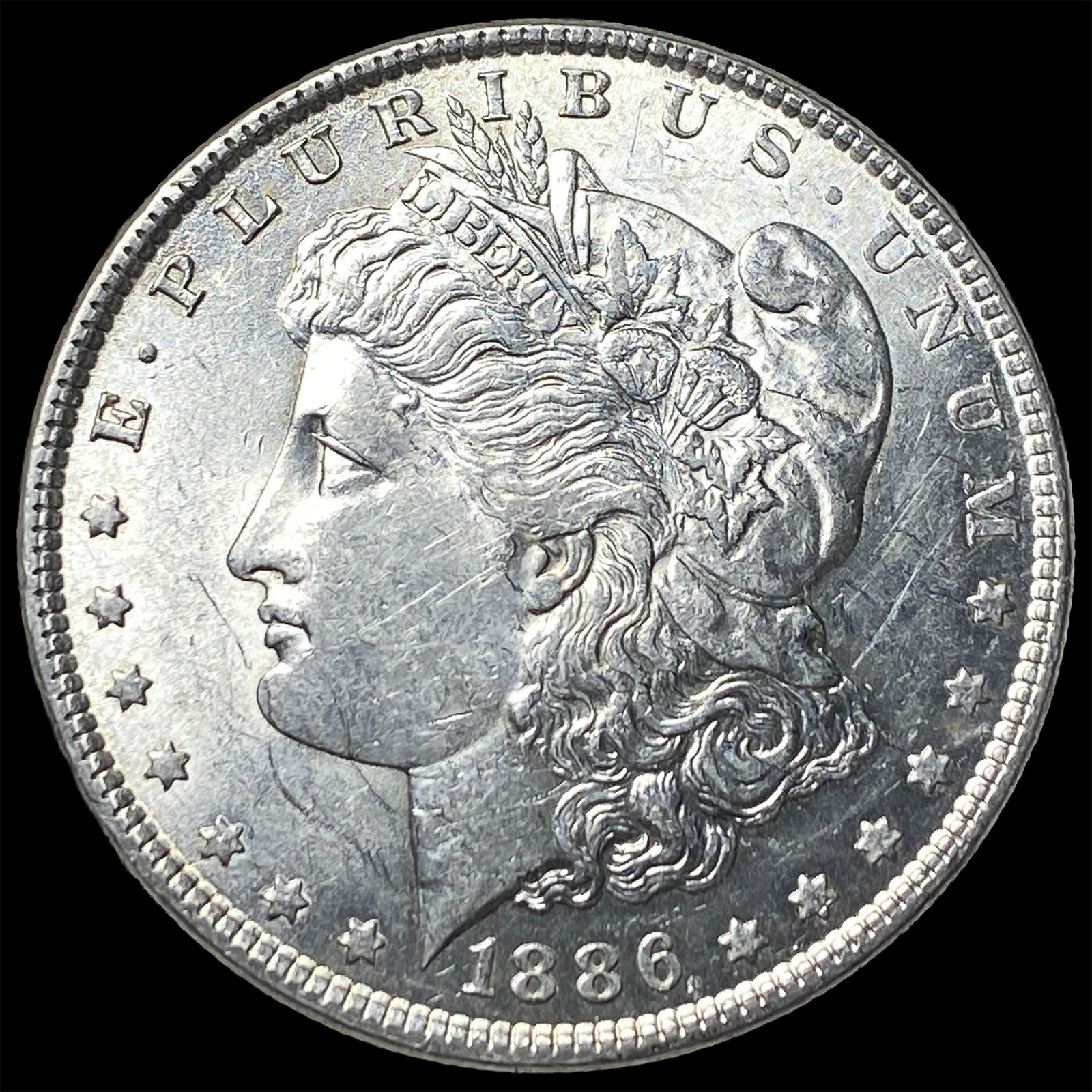 1886 Silver Morgan Dollar UNCIRCULATED: 1886 Silver Morgan Dollar UNCIRCULATED