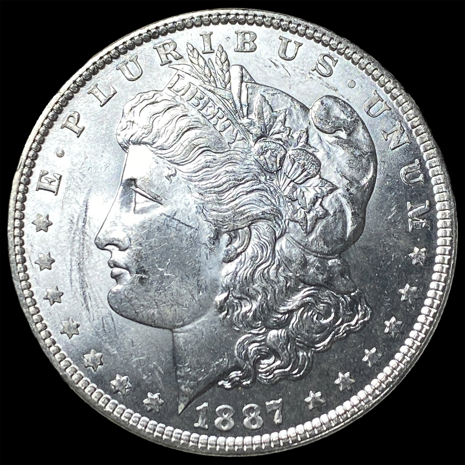 1887 Silver Morgan Dollar UNCIRCULATED: 1887 Silver Morgan Dollar UNCIRCULATED