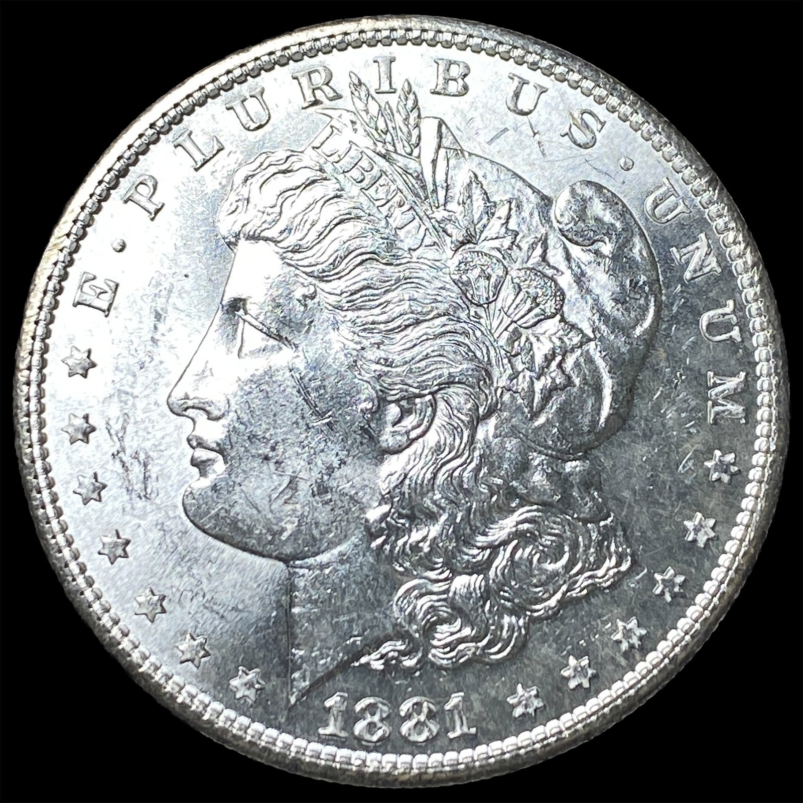 1881-S Morgan Silver Dollar UNCIRCULATED: 1881-S Morgan Silver Dollar UNCIRCULATED