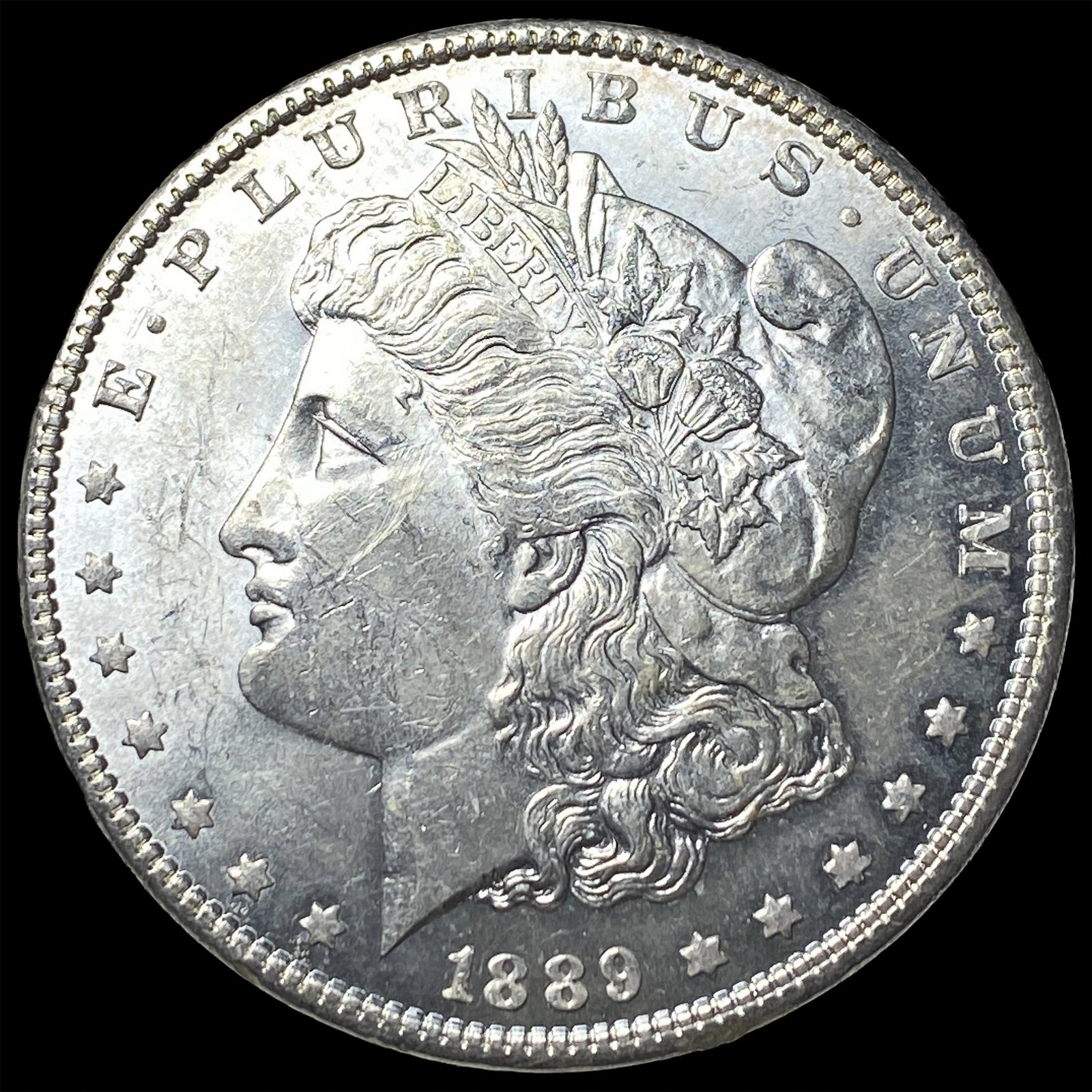 1889 Morgan Silver Dollar UNCIRCULATED: 1889 Morgan Silver Dollar UNCIRCULATED