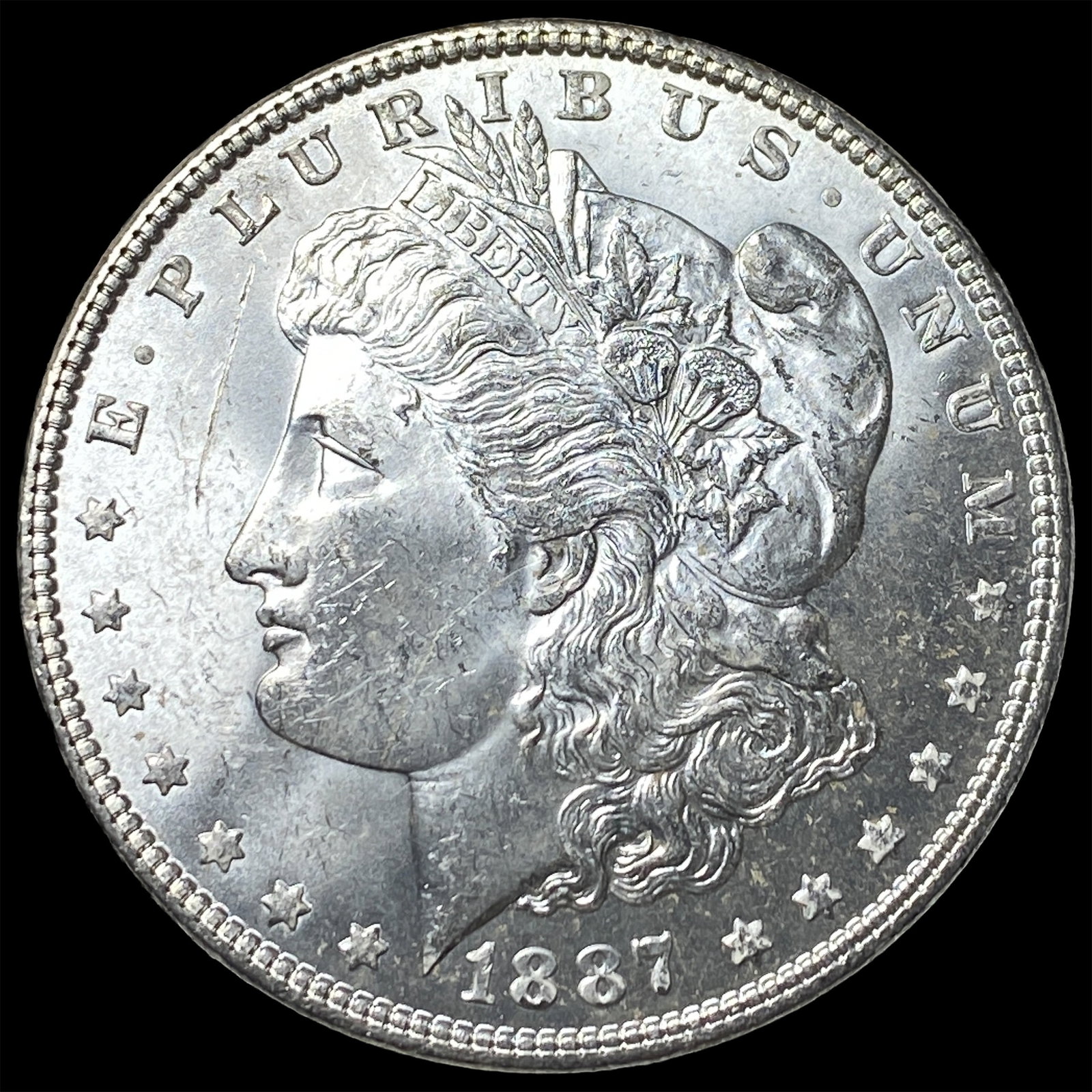 1887 Morgan Silver Dollar UNCIRCULATED: 1887 Morgan Silver Dollar UNCIRCULATED