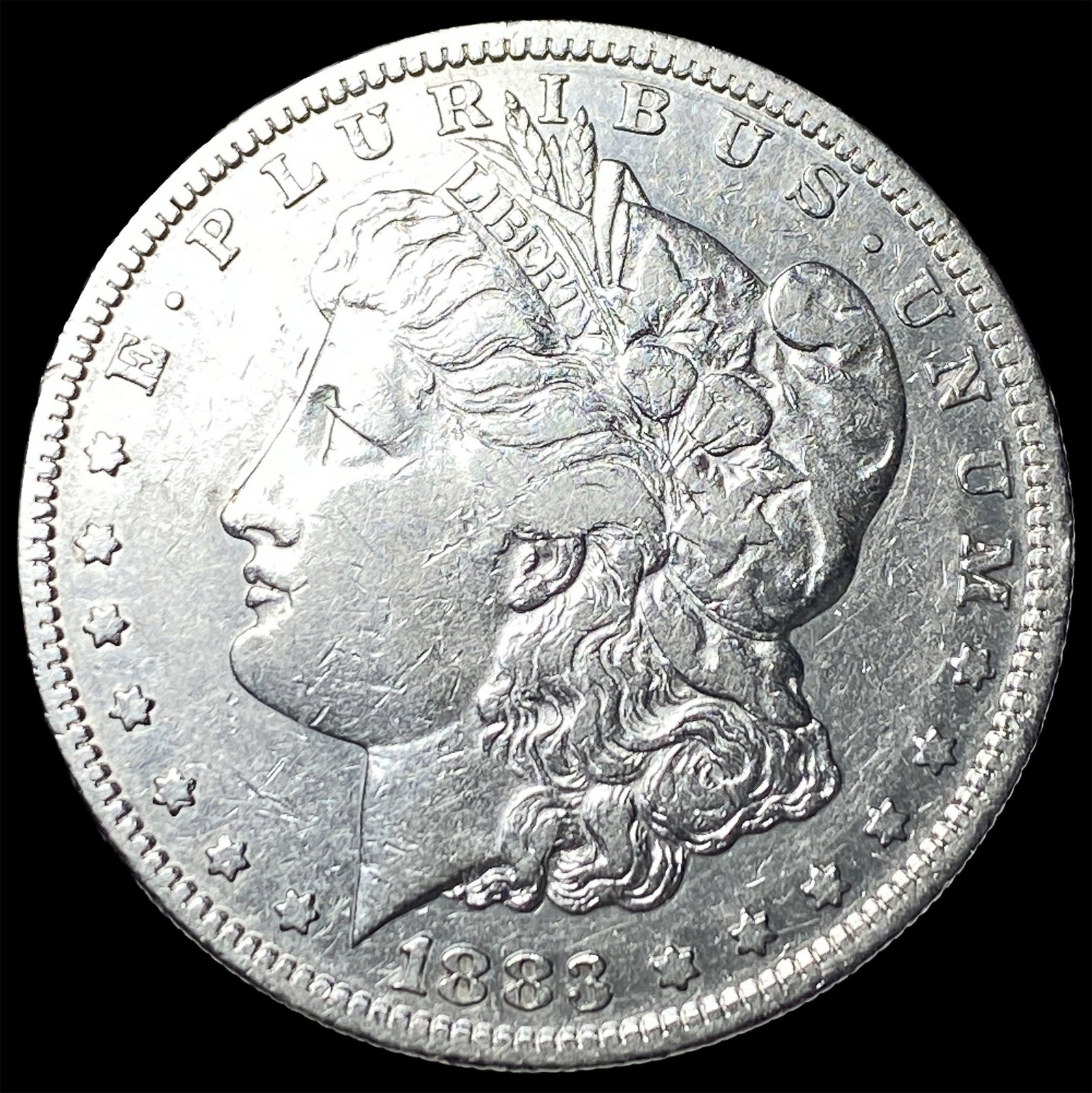 1883-S Silver Morgan Dollar NEARLY UNCIRCULATED: 1883-S Silver Morgan Dollar NEARLY UNCIRCULATED