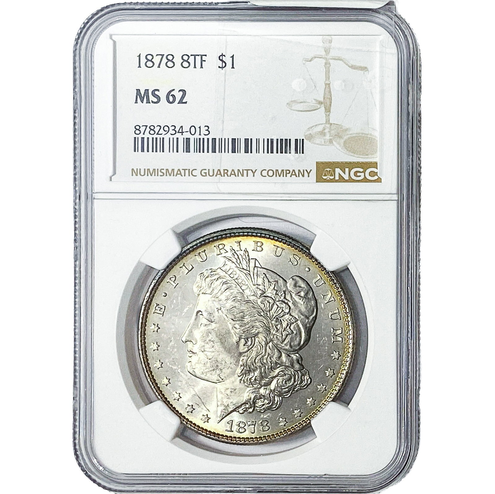 1878 Morgan Silver Dollar NGC MS62 (1 of 2)