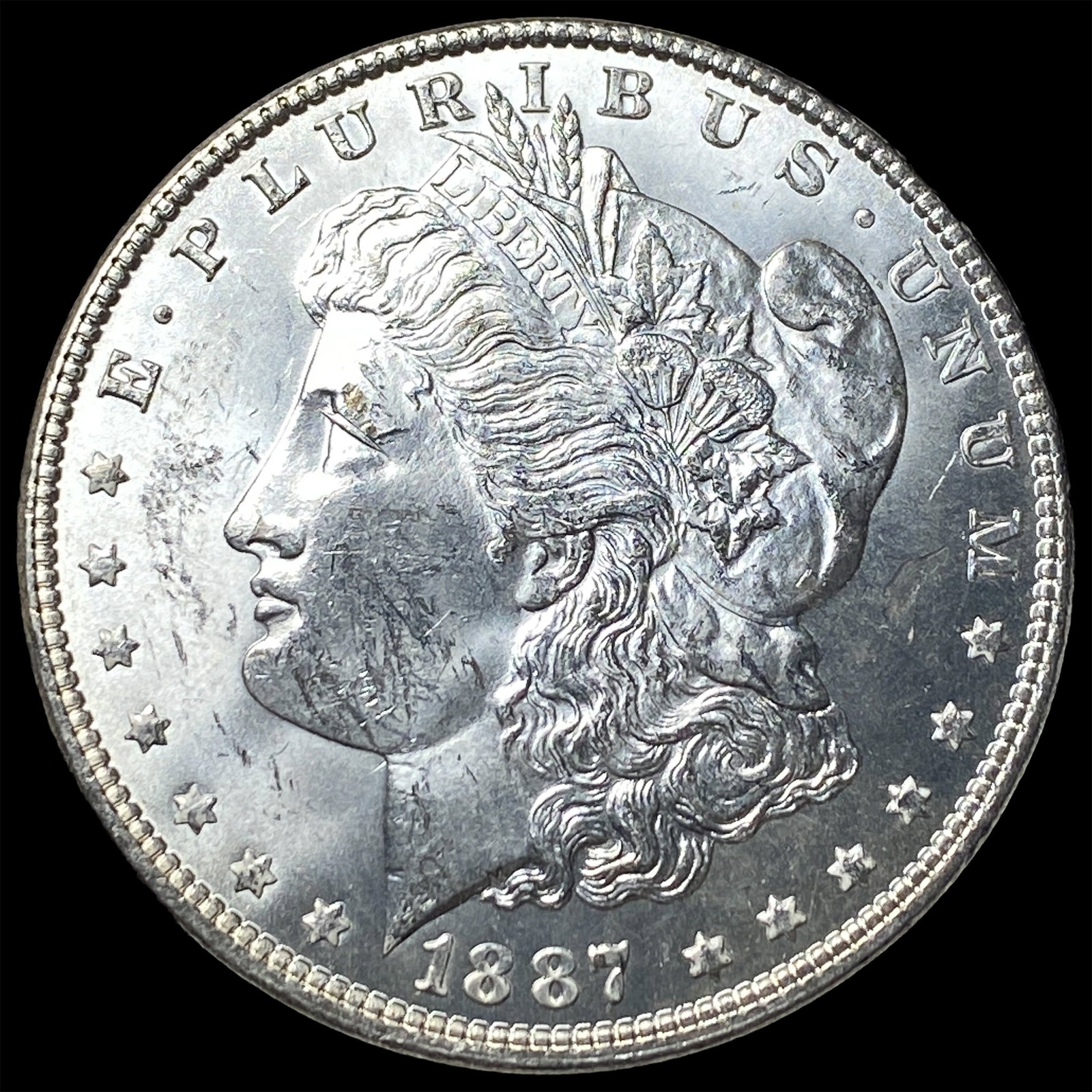 1887 Silver Morgan Dollar UNCIRCULATED: 1887 Silver Morgan Dollar UNCIRCULATED