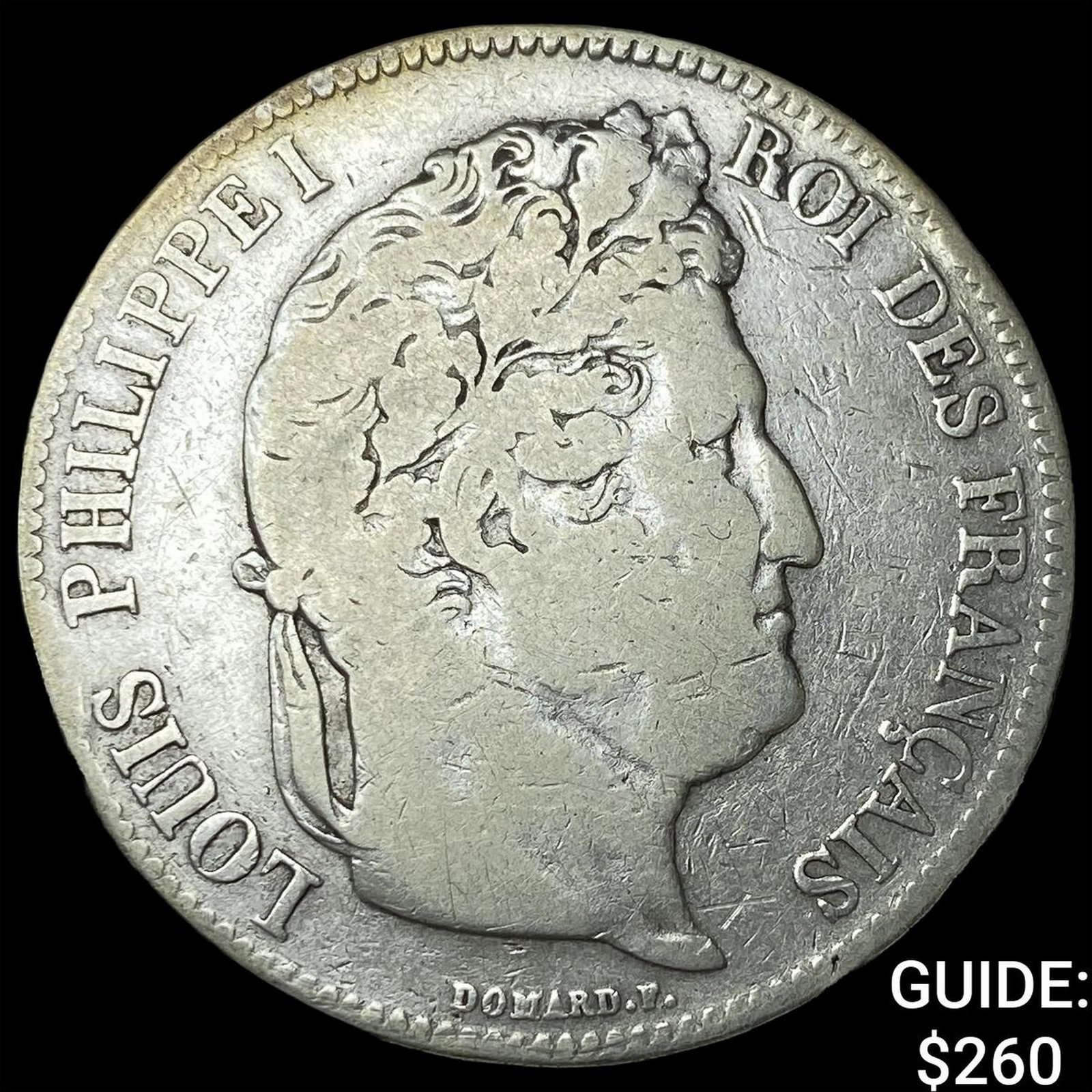 1833 France Silver 5 Francs (1 of 2)