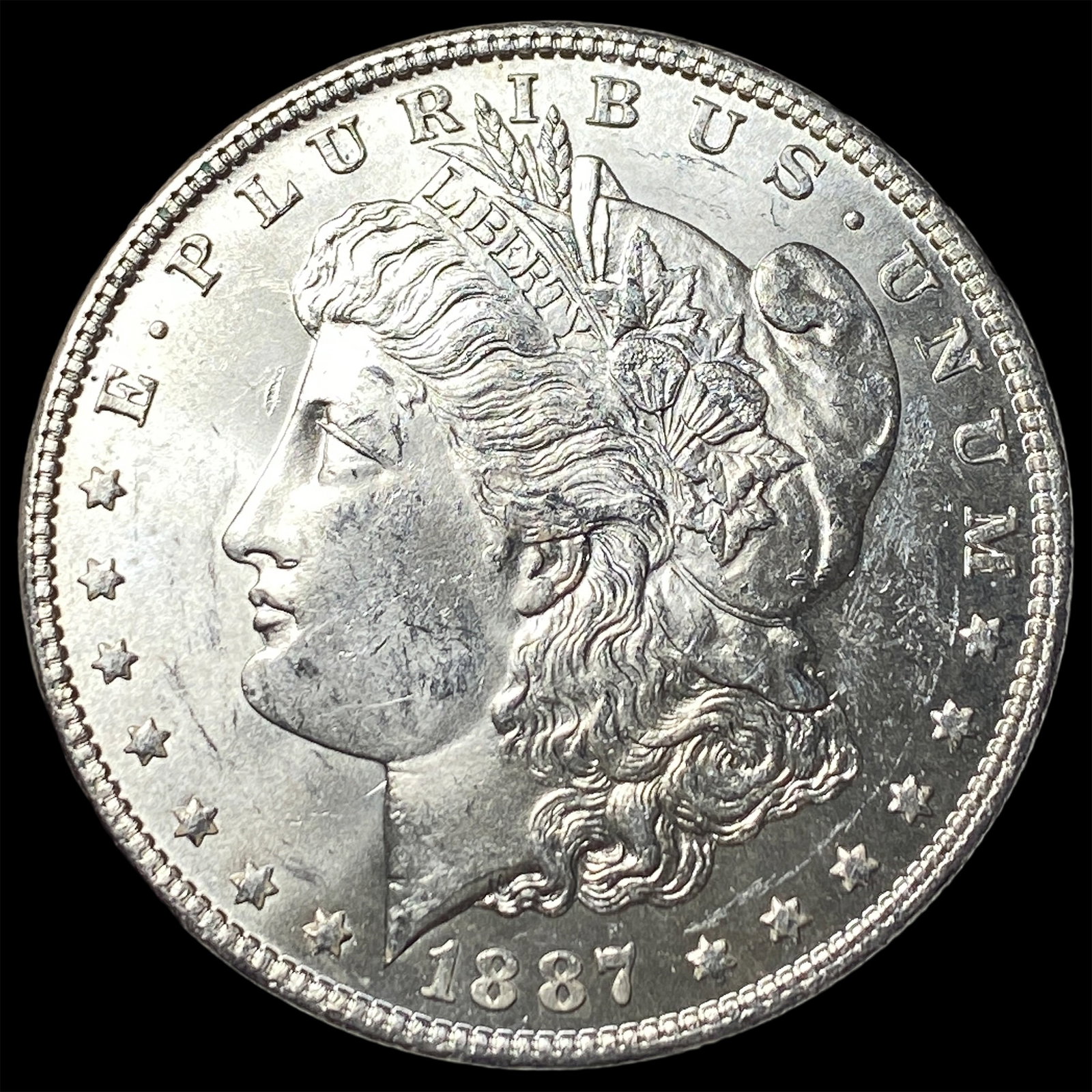 1887 Silver Morgan Dollar UNCIRCULATED: 1887 Silver Morgan Dollar UNCIRCULATED