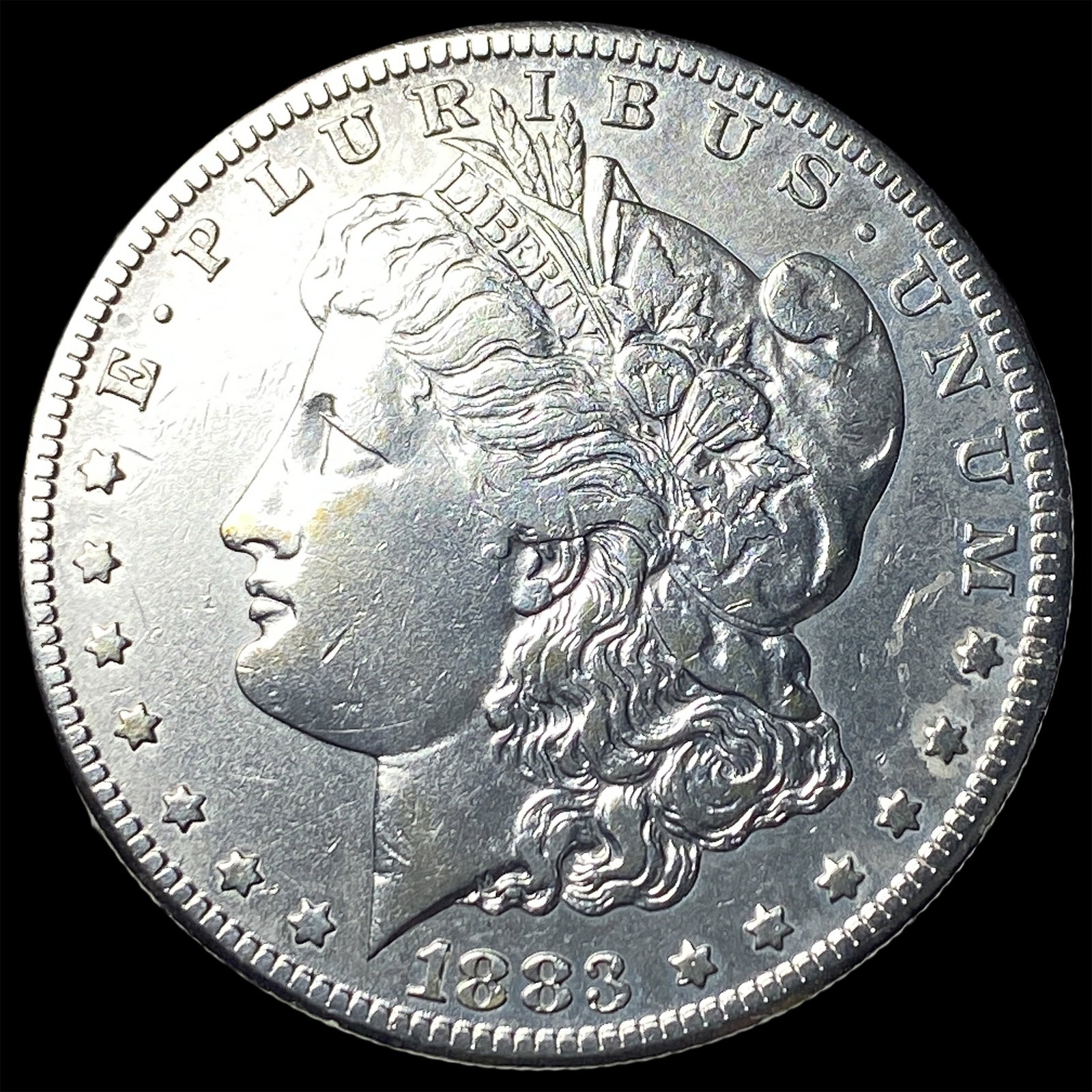 1883-S Silver Morgan Dollar CLOSELY UNCIRCULATED: 1883-S Silver Morgan Dollar CLOSELY UNCIRCULATED