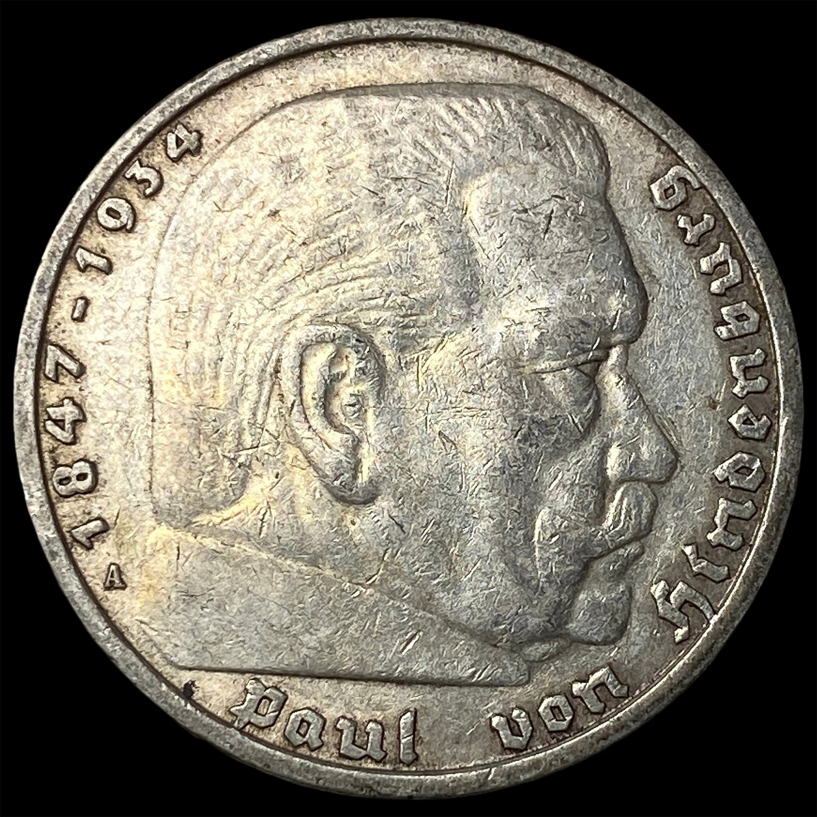 1935 Germany Silver 5 Reichsmark: 1935 Germany Silver 5 Reichsmark