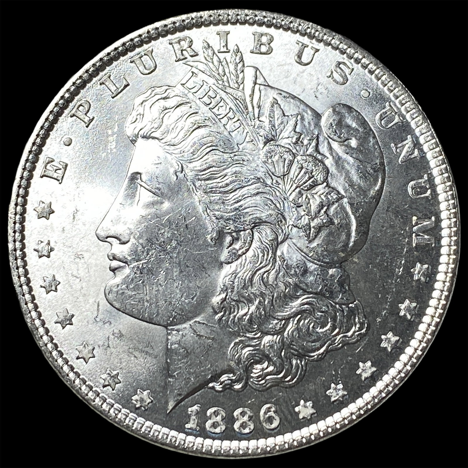 1886 Morgan Silver Dollar UNCIRCULATED: 1886 Morgan Silver Dollar UNCIRCULATED