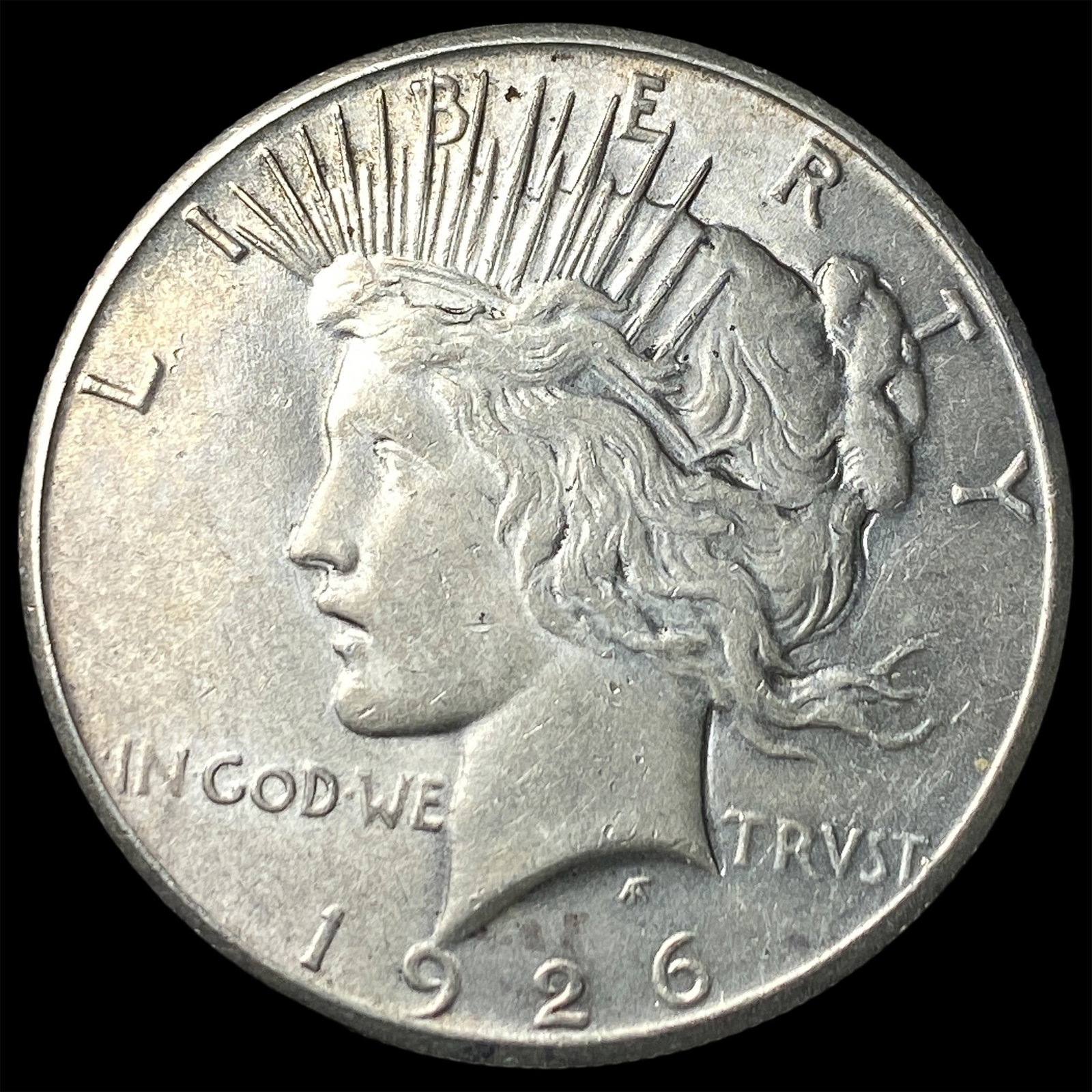1926 Peace Silver Dollar CHOICE AU: 1926 Peace Silver Dollar CHOICE AU