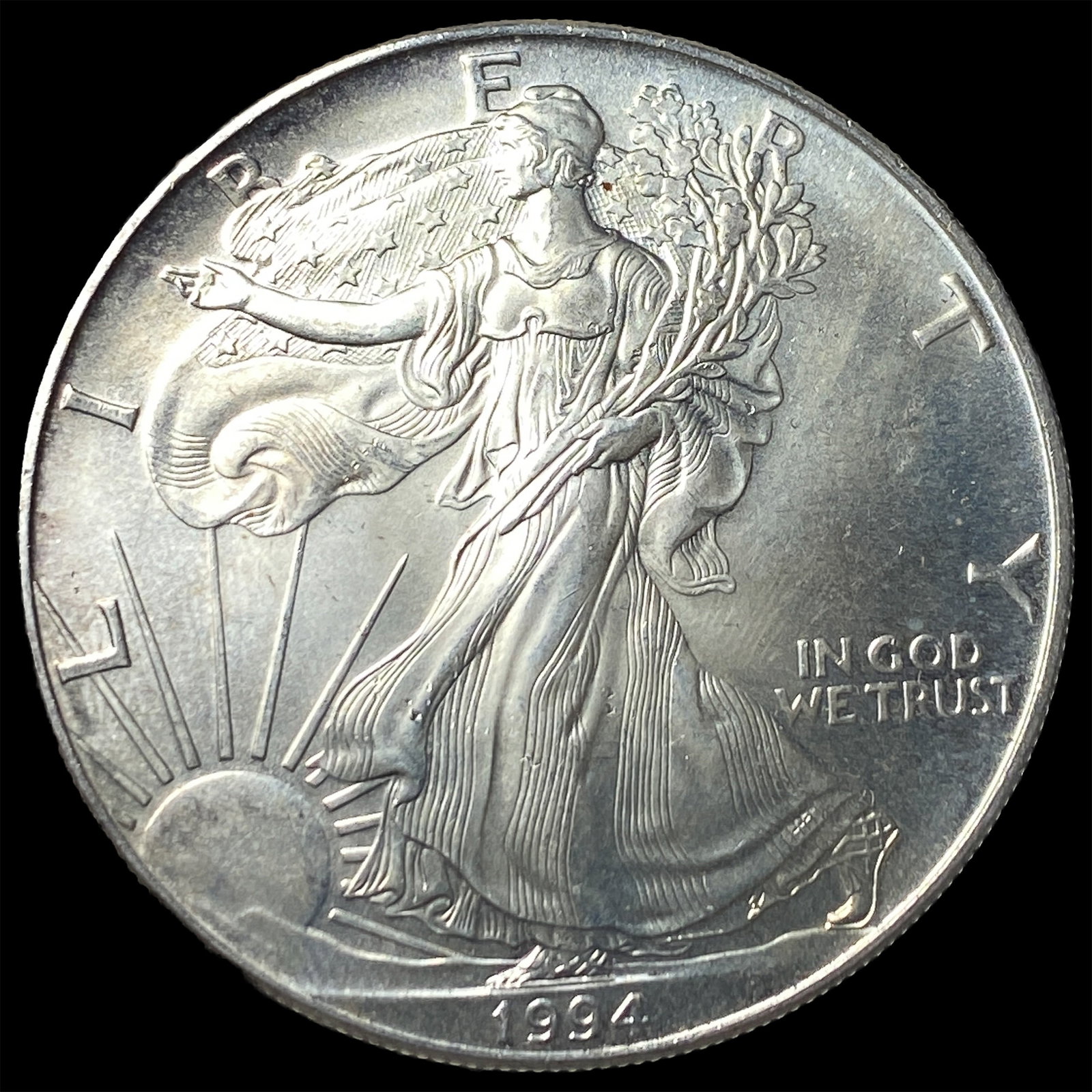 1994 Silver American Eagle $1 UNCIRCULATED: 1994 Silver American Eagle $1 UNCIRCULATED