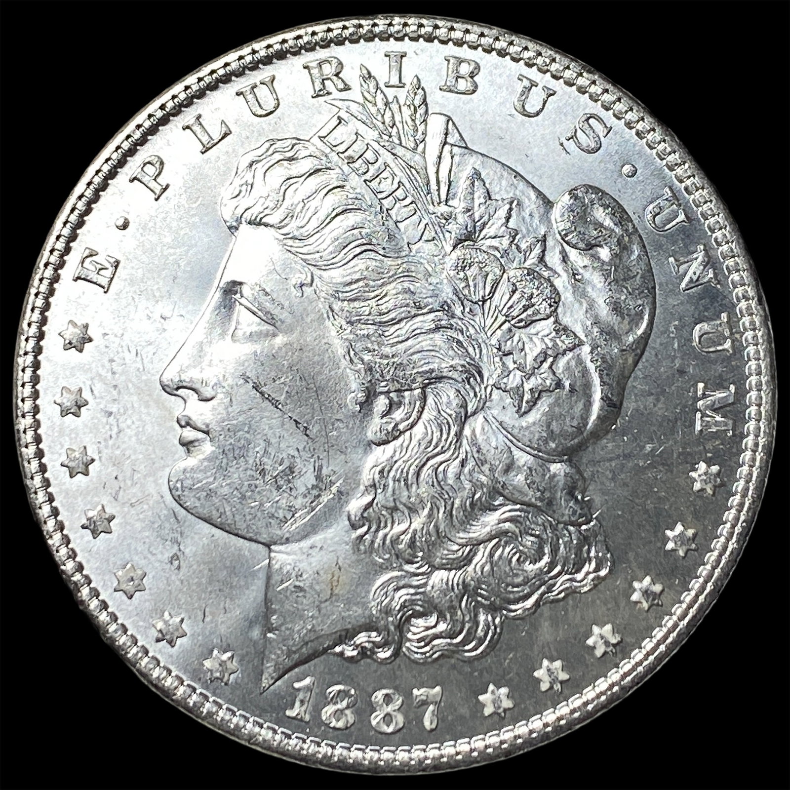 1887 Silver Morgan Dollar UNCIRCULATED: 1887 Silver Morgan Dollar UNCIRCULATED
