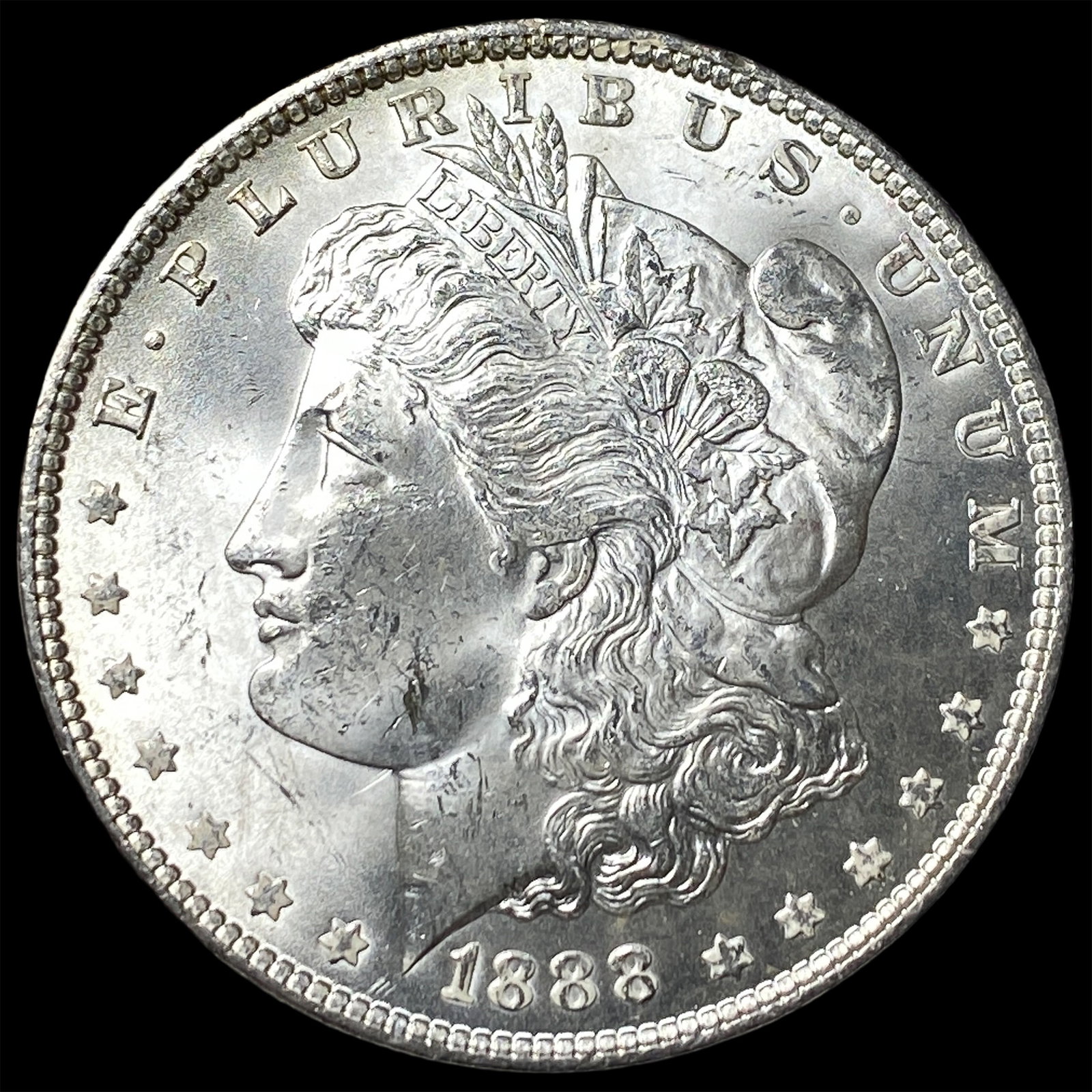 1888 Morgan Silver Dollar UNCIRCULATED: 1888 Morgan Silver Dollar UNCIRCULATED