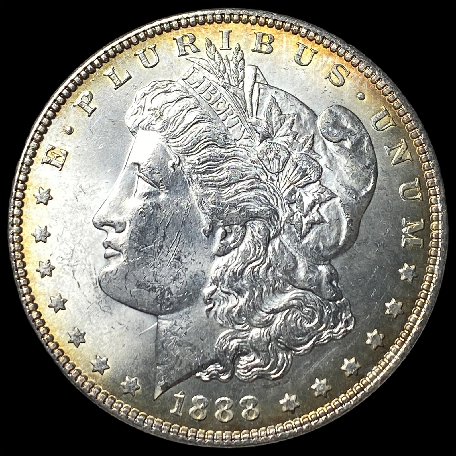 1888 Morgan Silver Dollar UNCIRCULATED: 1888 Morgan Silver Dollar UNCIRCULATED