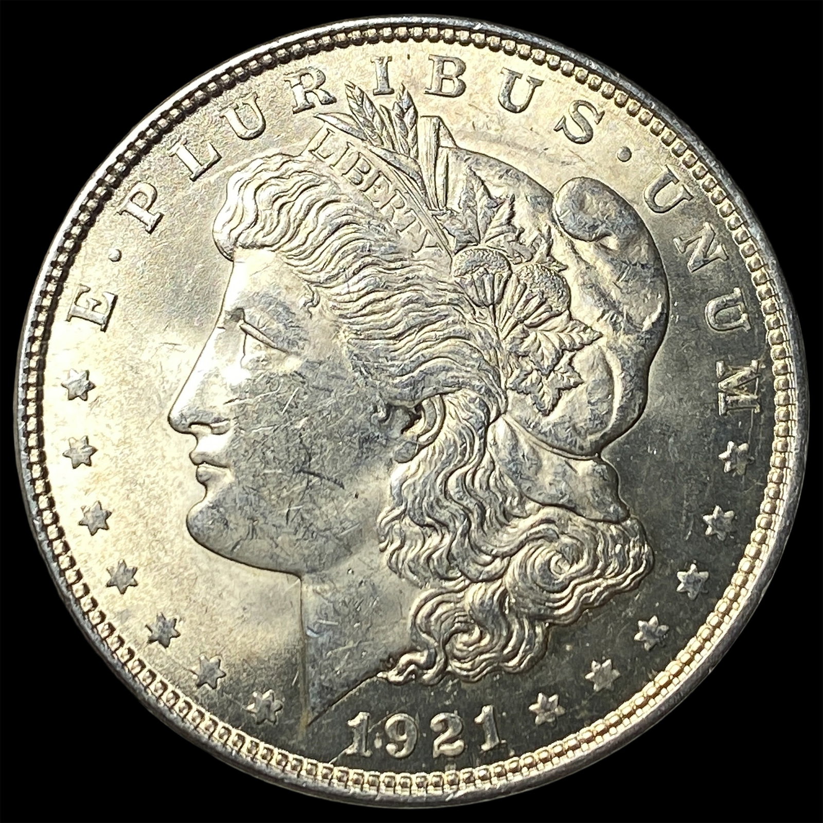 1921 Silver Morgan Dollar UNCIRCULATED: 1921 Silver Morgan Dollar UNCIRCULATED