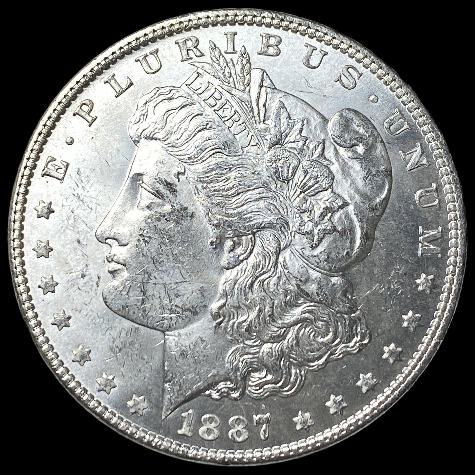 1887 Morgan Silver Dollar UNCIRCULATED: 1887 Morgan Silver Dollar UNCIRCULATED