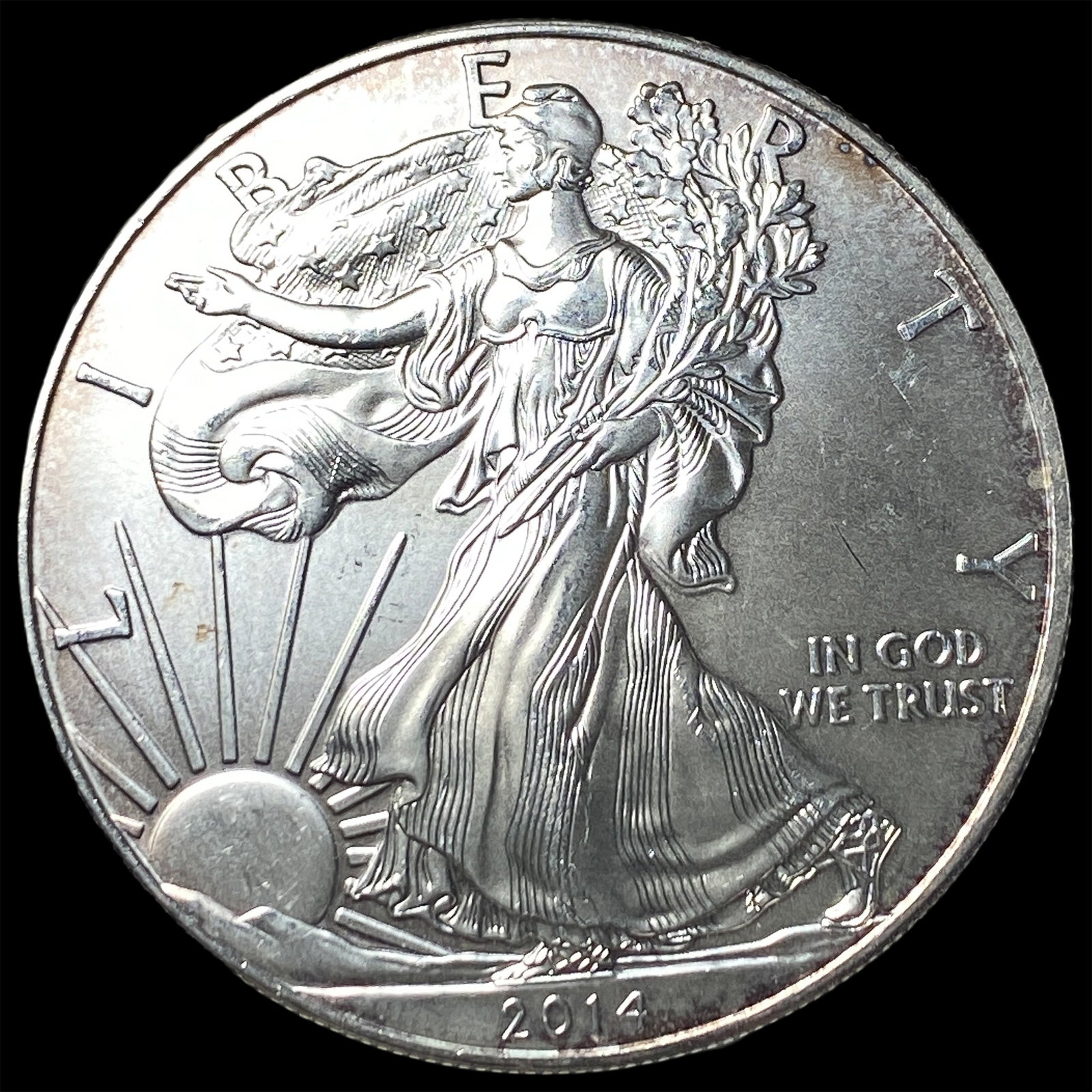 2014 1 oz Silver American Eagle $1 UNCIRCULATED: 2014 1 oz Silver American Eagle $1 UNCIRCULATED