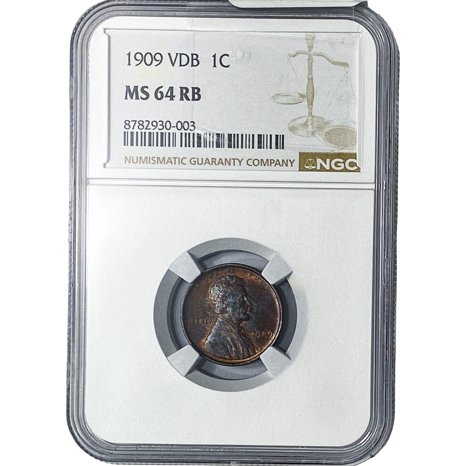 1909 Wheat Cent NGC MS64 RB VDB (1 of 2)